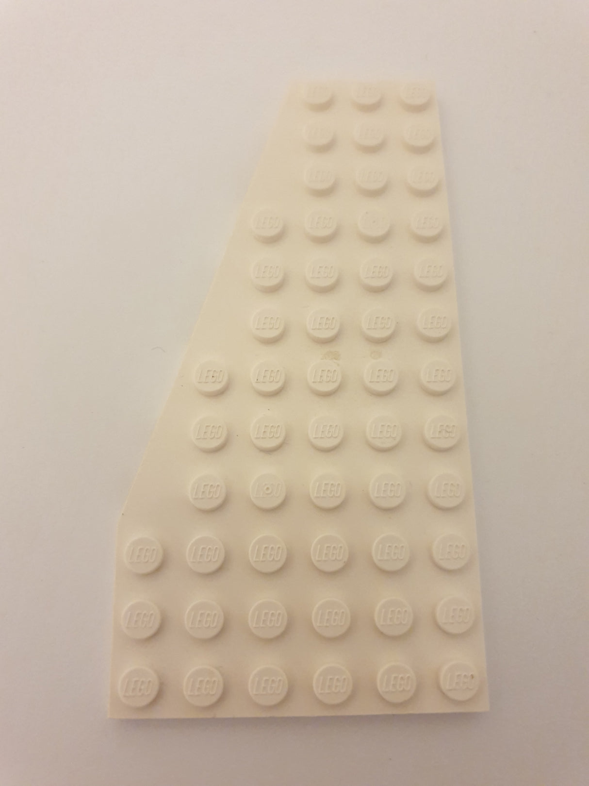 6x12 Flügelplatte links weiß white