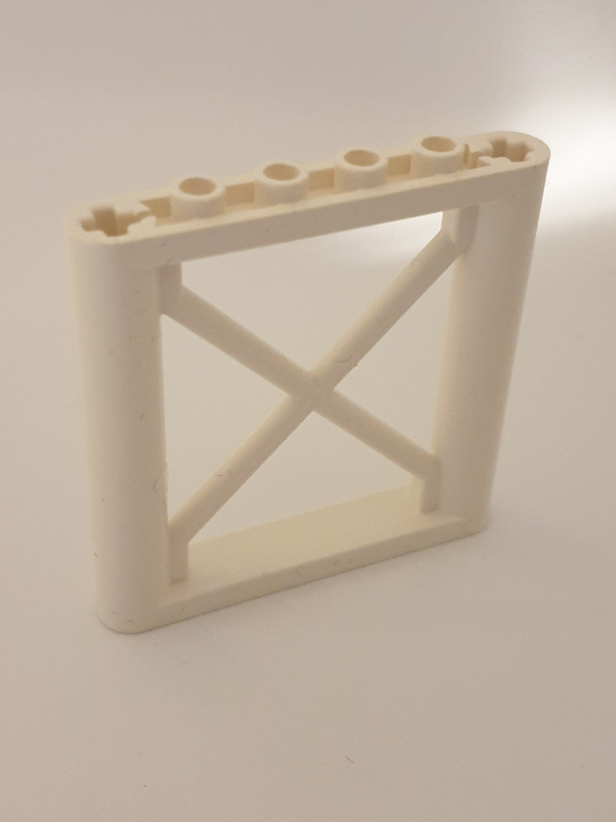 1x6x5 Stütze / Träger rechteckig weiß white
