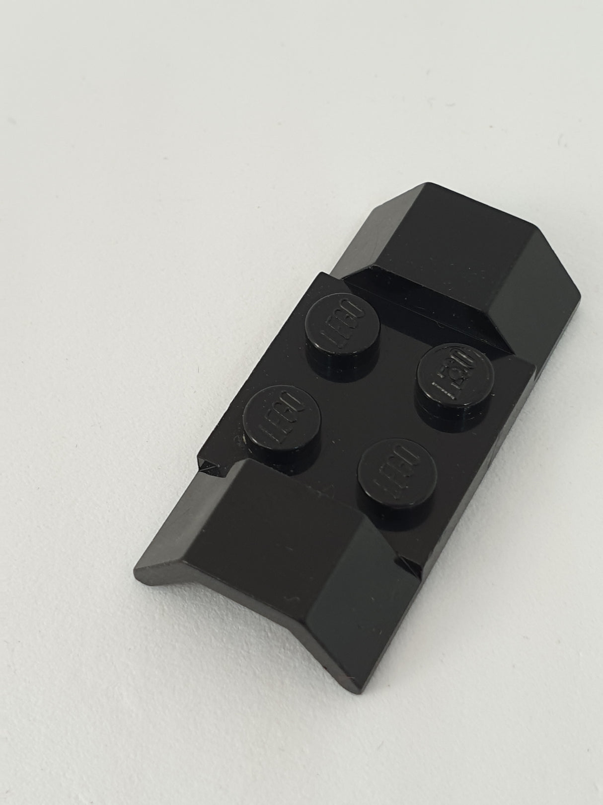 2x4 Kotflügel mit Bogen glatt schwarz black