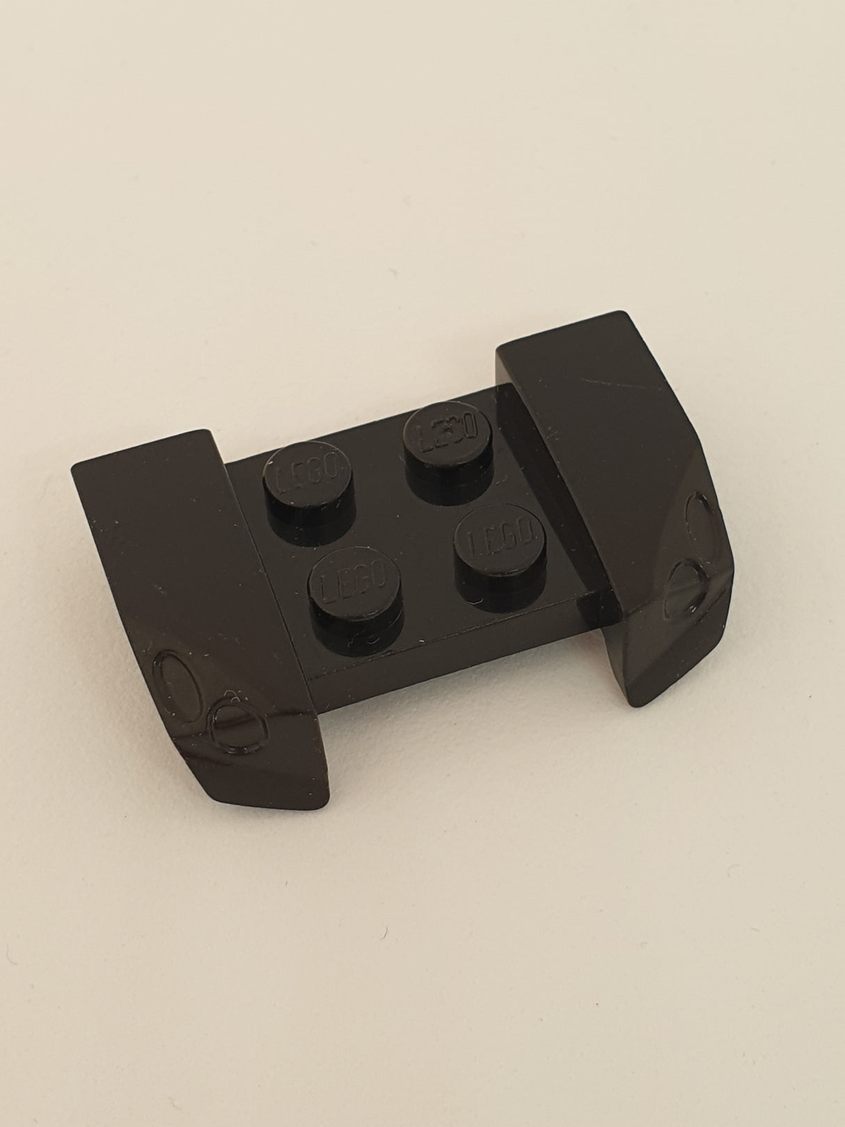 2x4 Kotflügel mit Scheinwerfern Überhang schwarz black