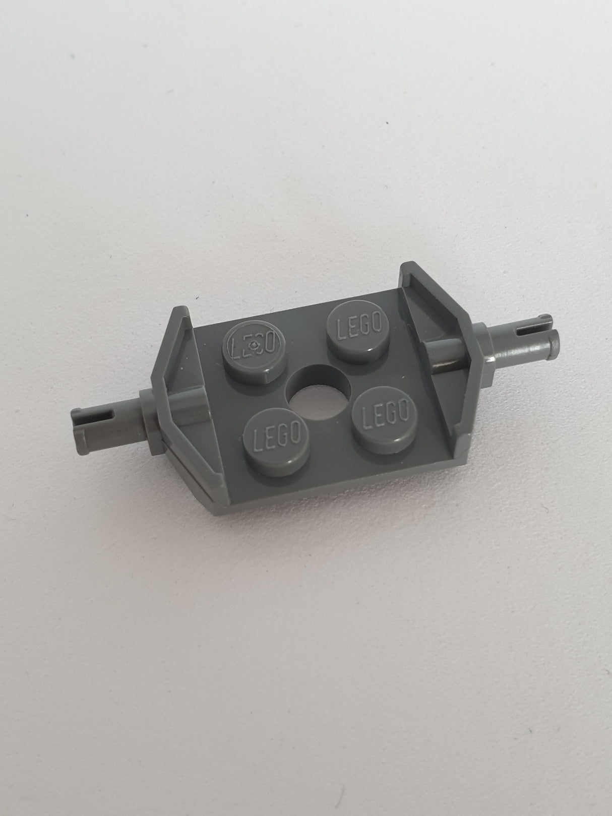 2x2 Platte modifiziert mit Radhalter breit neudunkelgrau