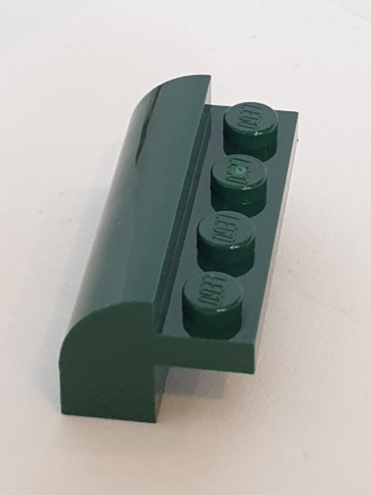 2x4x1 Bogenstein 1/3 dunkelgrün