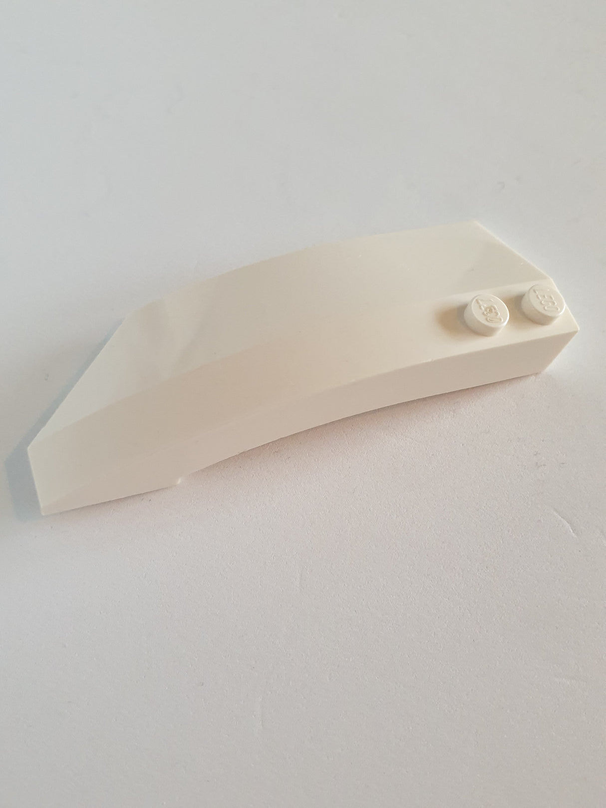 3x8x2 Kotflügel Bogenstein rechts weiß white