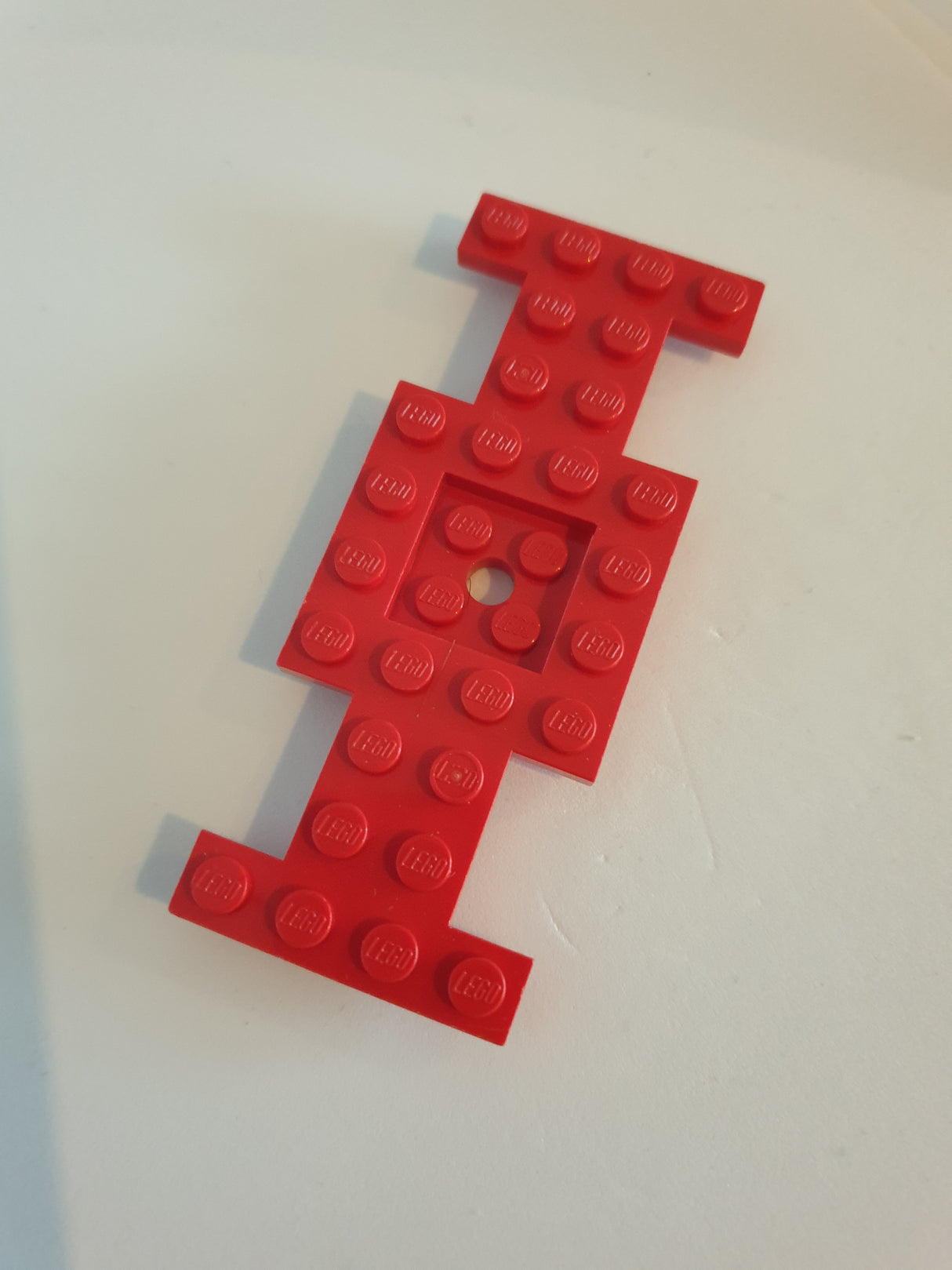 4x10x2/2 Fahrzeug Unterteil 2x2 Basis mit Loch rot