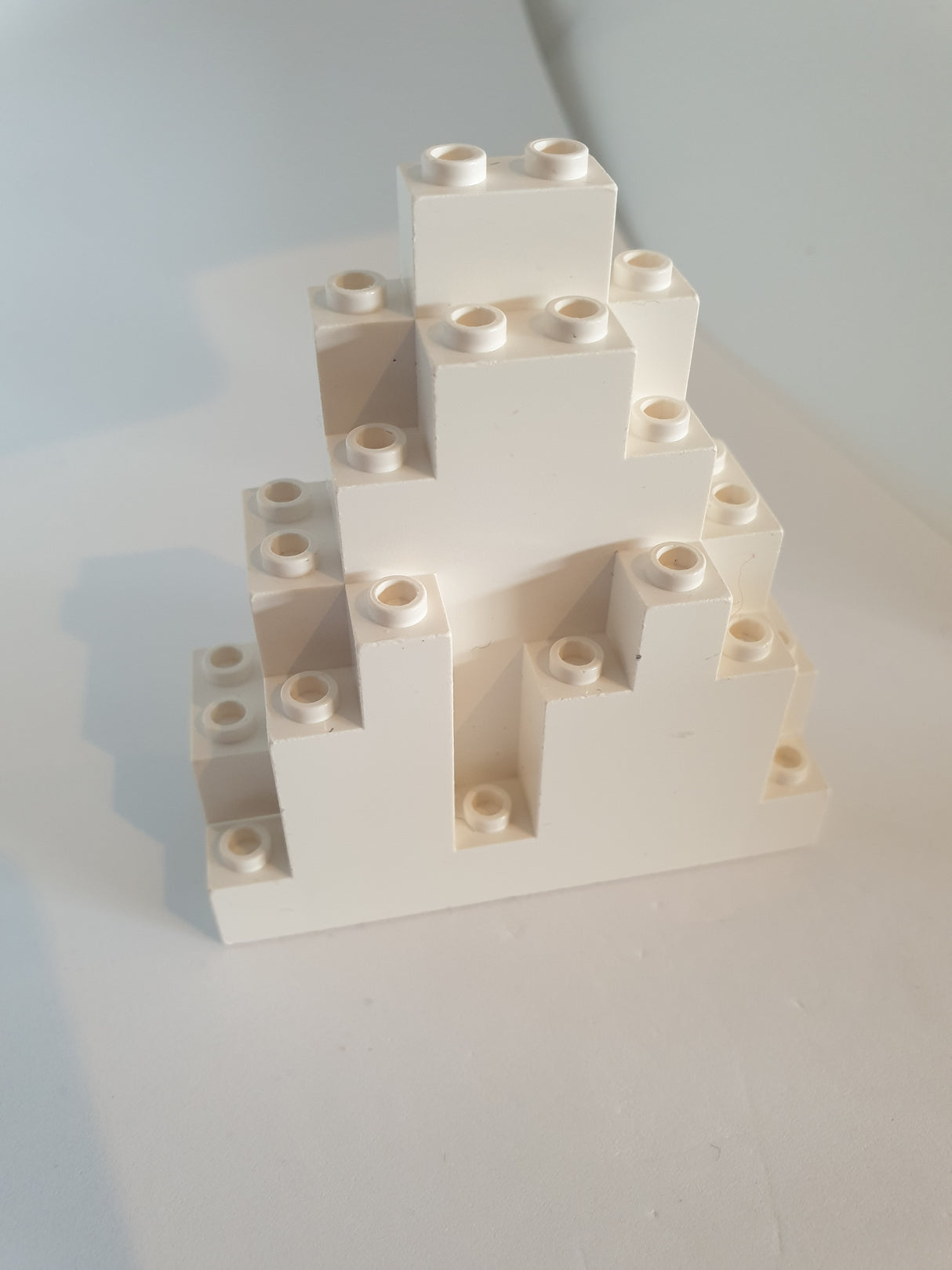 3x8x7 Bergteil Spitze Gestein Felsen weiß white