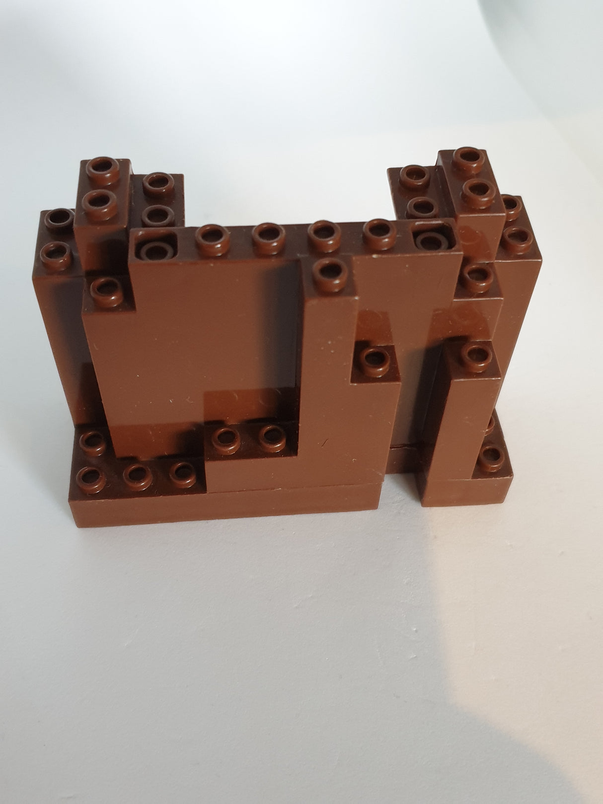 4x10x6 Bergteil Boden Gestein neubraun reddish brown
