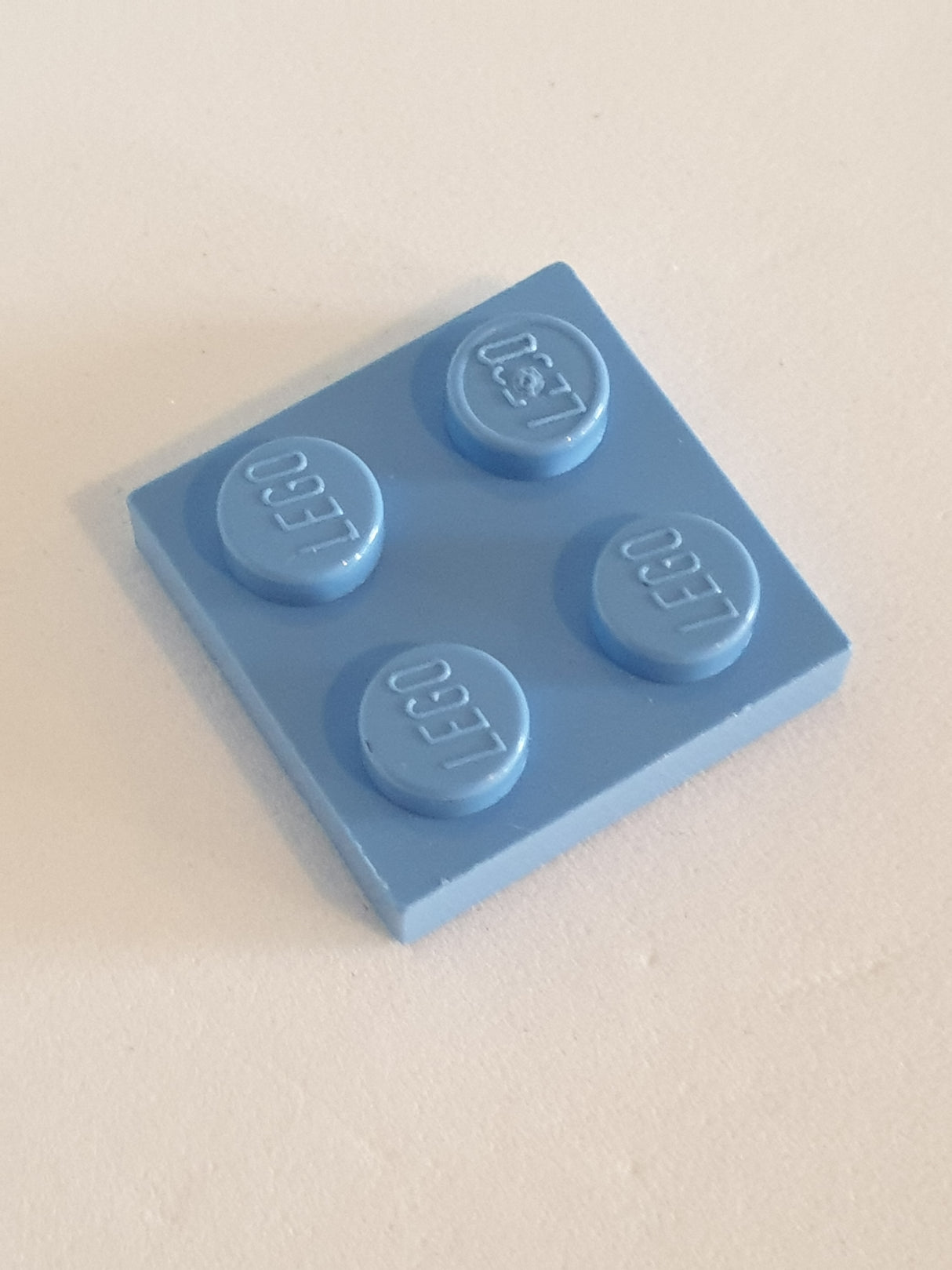 2x2 Platte hellblau bright light blue