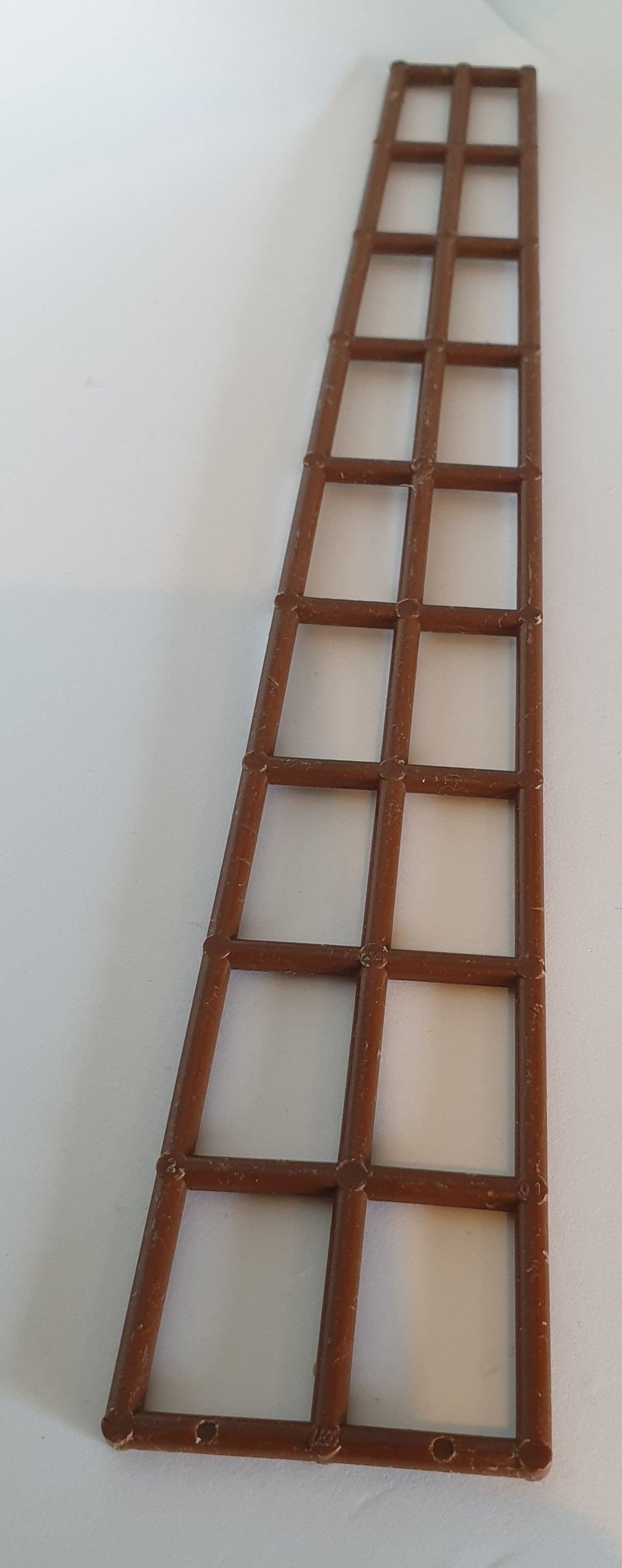 27x5 Bootmast Tekelwek/Takelage/Tau groß altbraun