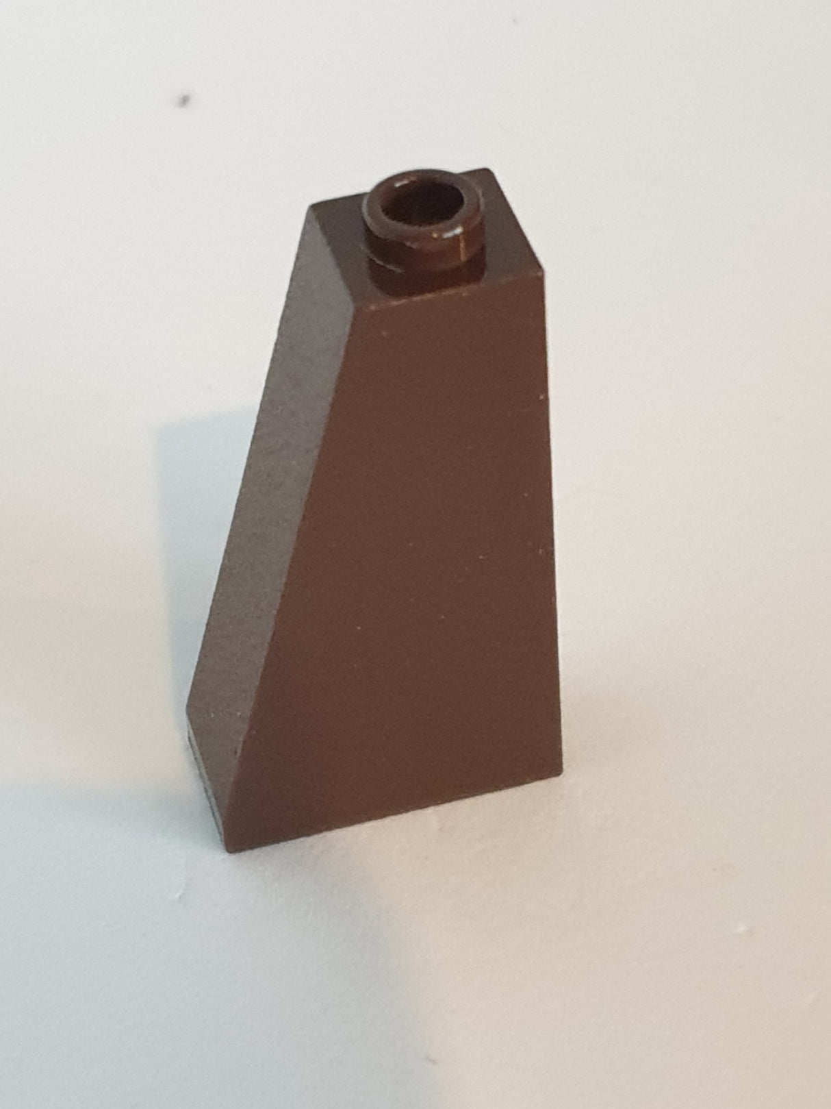 1x2x3 Dachstein 75° offene Noppe, zum Stein geschlossen dunkelbraun dark brown