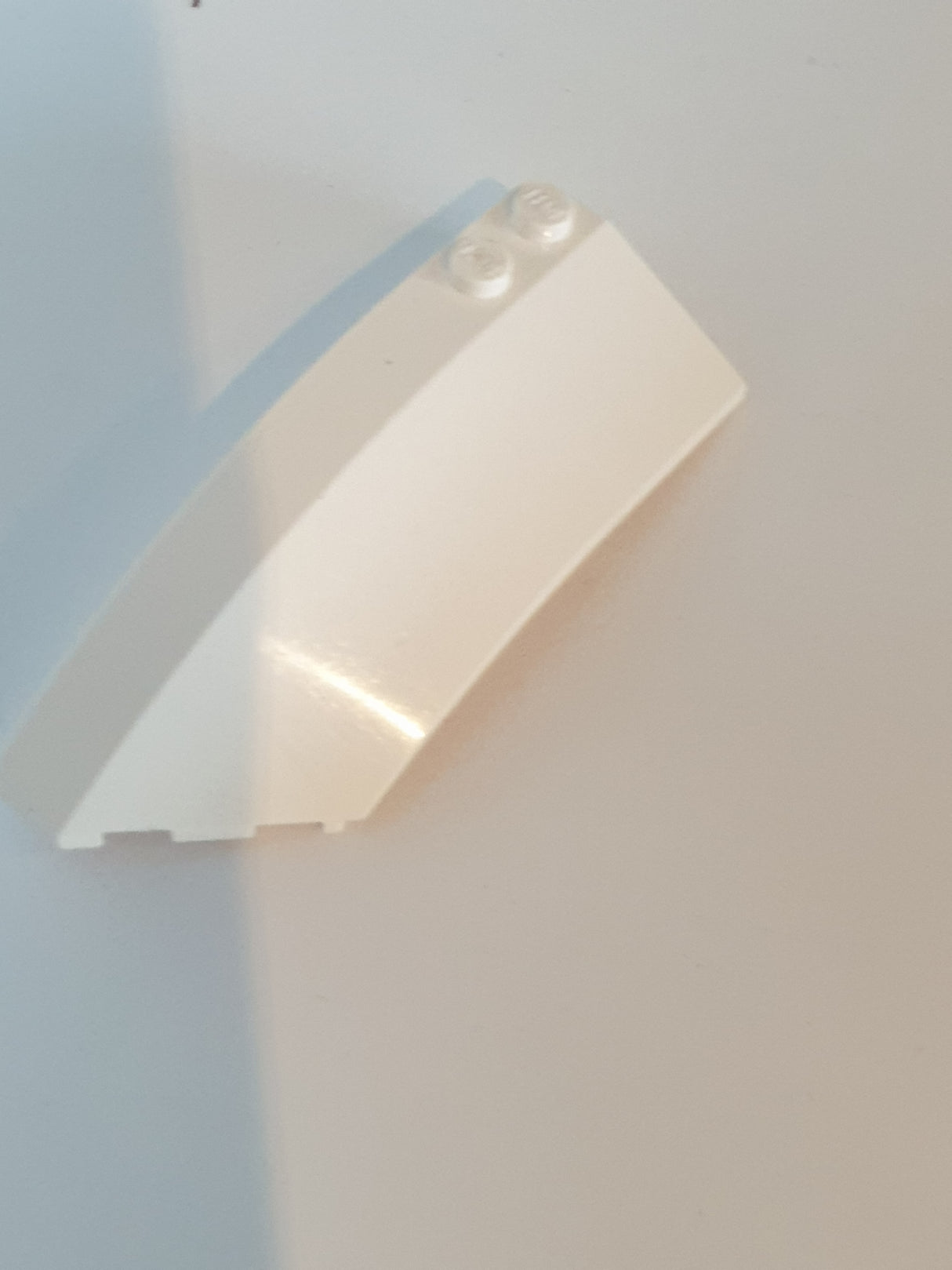 3x8x2 Kotflügel Bogenstein links weiß white