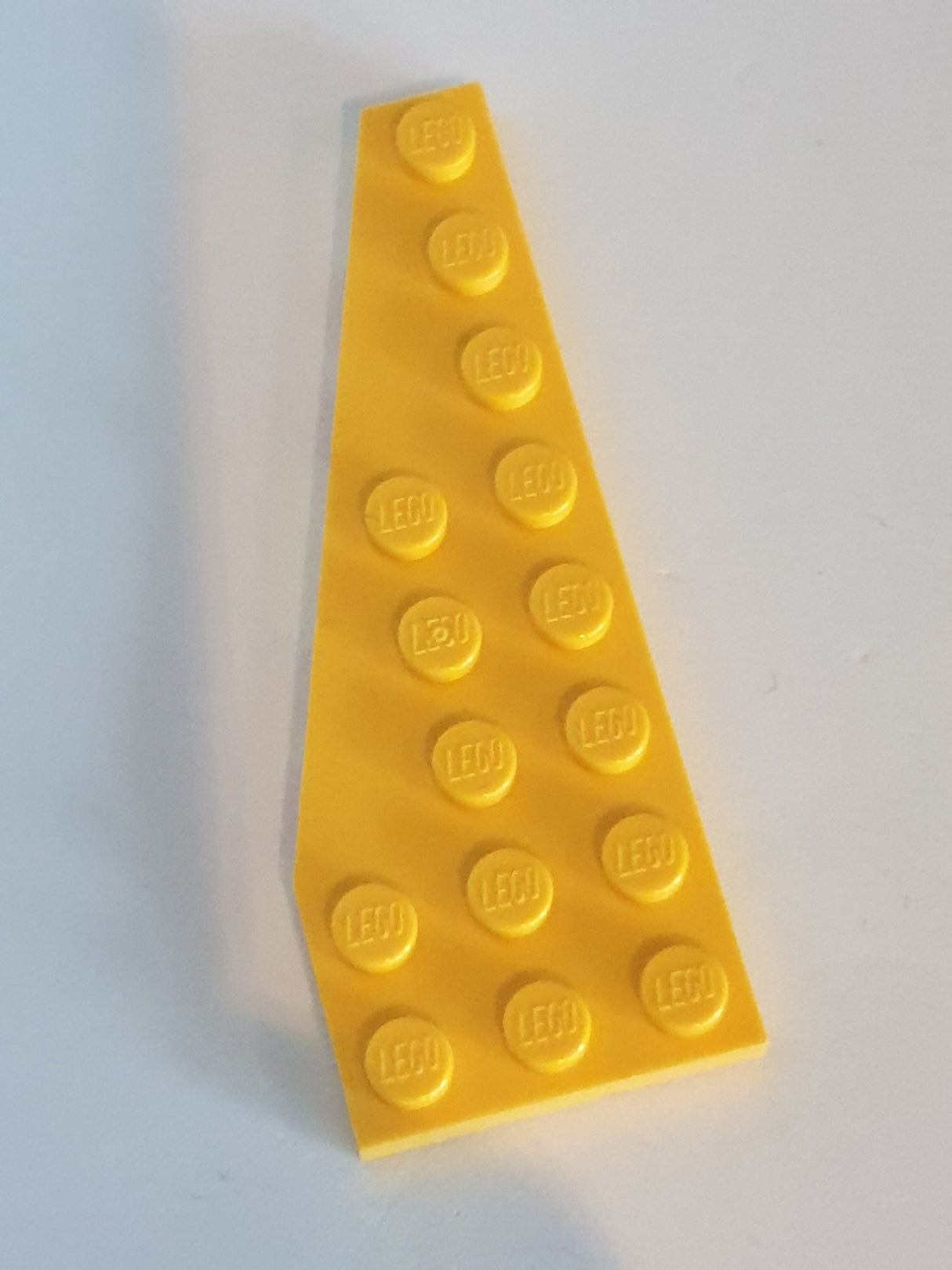 3x8 Flügelplatte links gelb