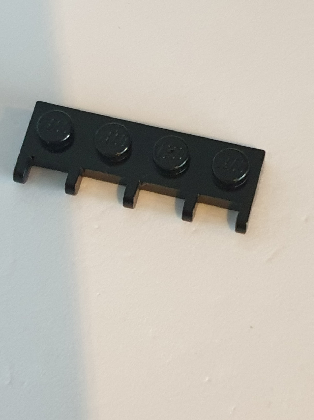 1x4 Scharnierplatte mit 5 Fingern schwarz black