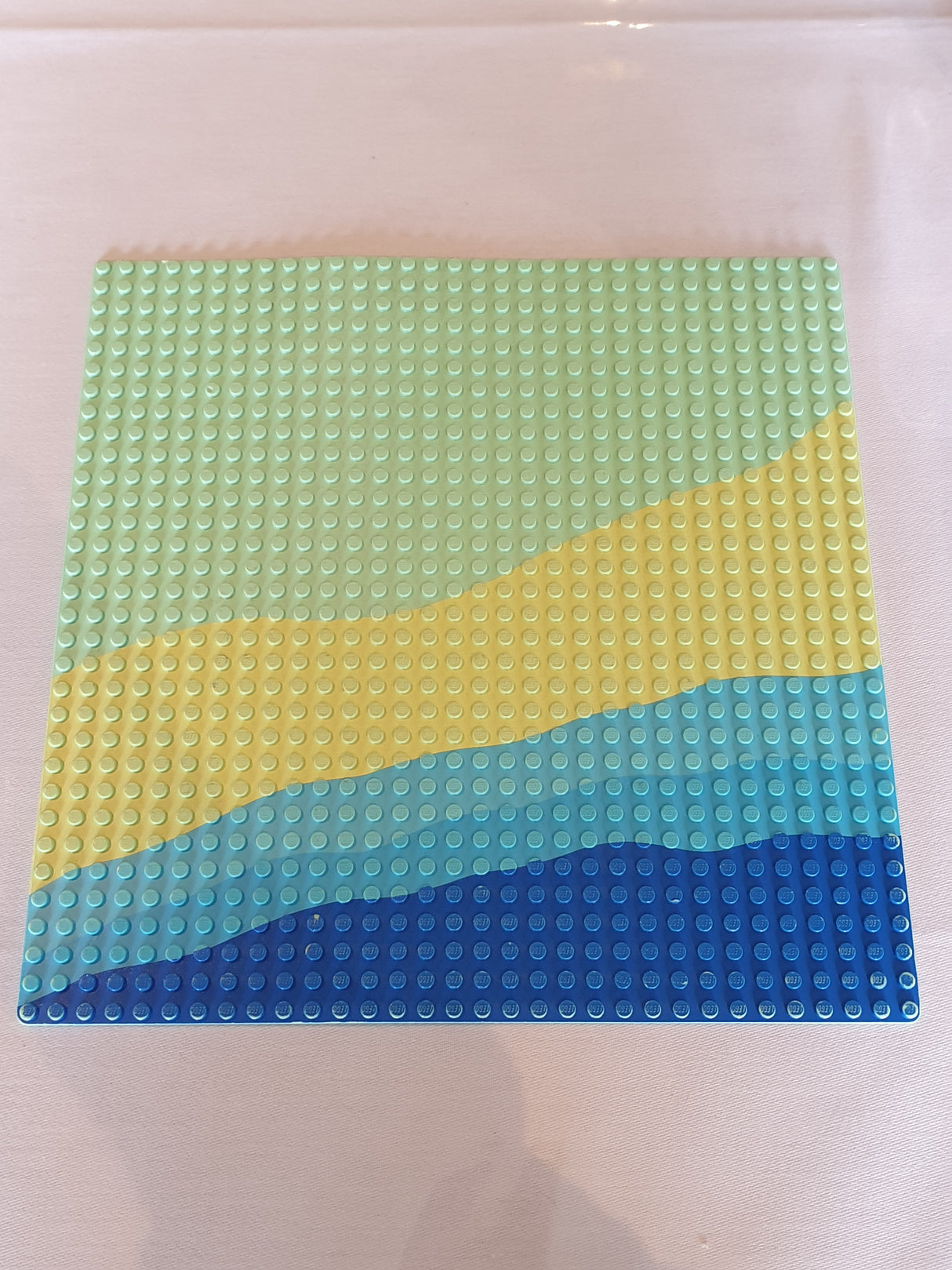 32x32 Grundplatte Küsten Aufdruck Strand light green