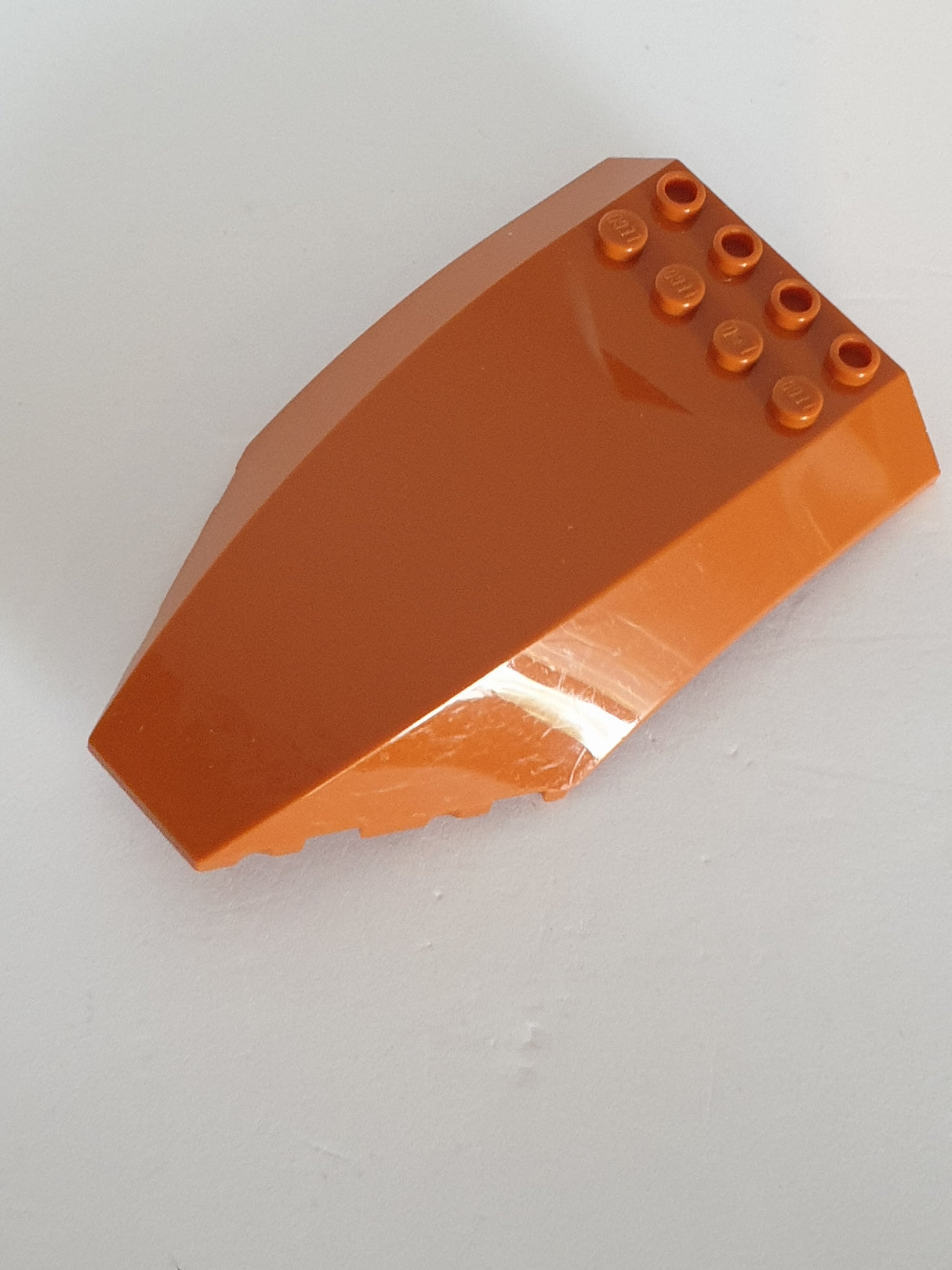 10x6x2 Windschutzscheibe gebogen dunkelorange