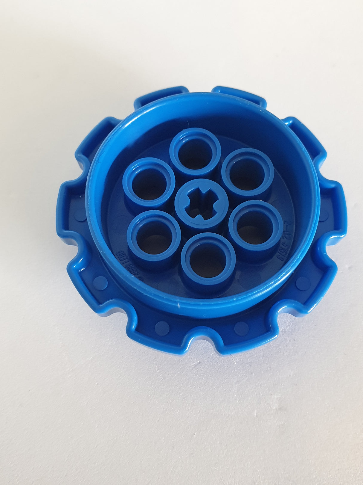 Technik Felge für Kette, Kettenrad groß blau