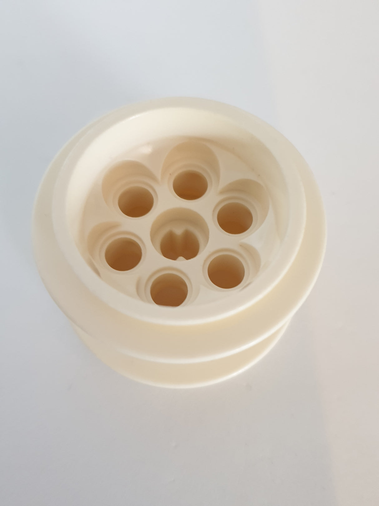 Felge 36,8x26 VR mit Achsloch weiß white