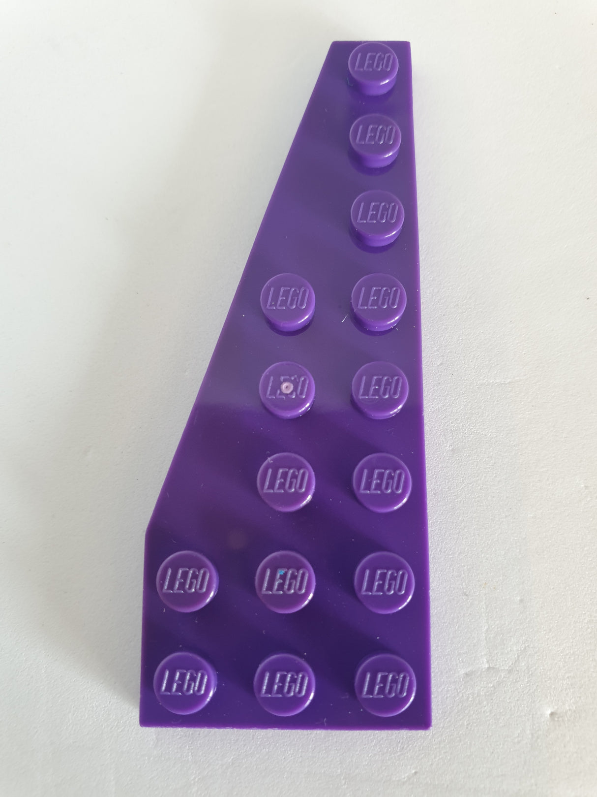 3x8 Flügelplatte links lila dark purple