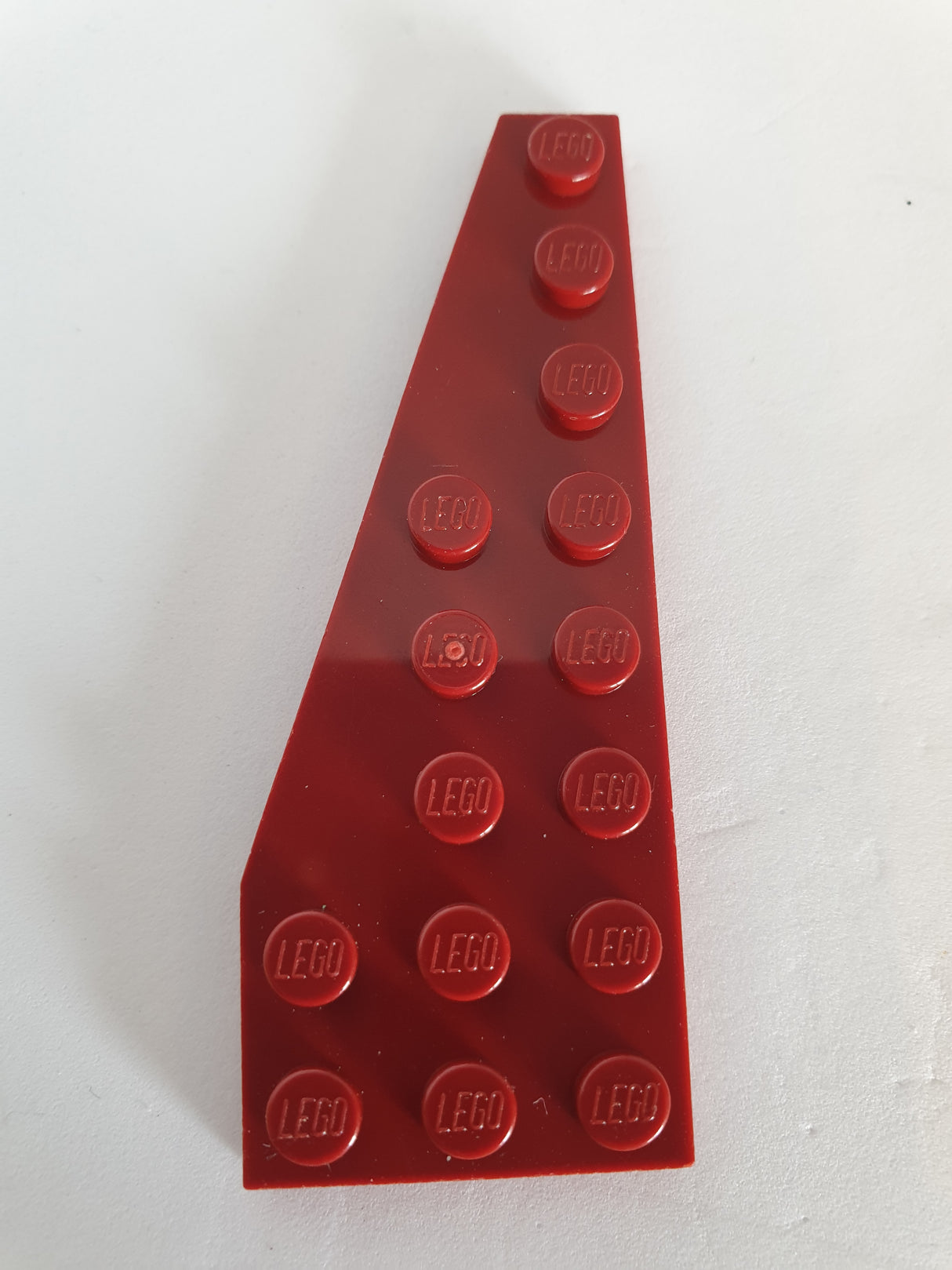 3x8 Flügelplatte links dunkelrot