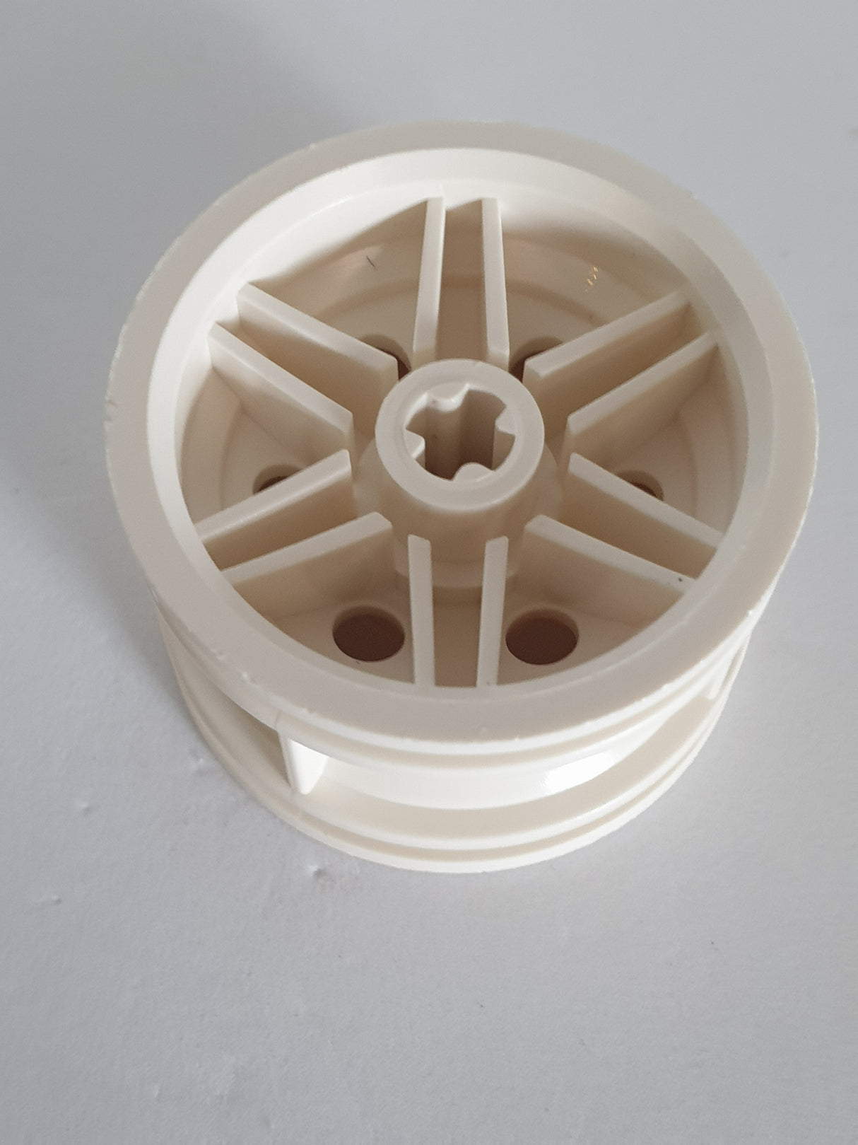 Felge 30,4mm x 20mm ohne Pinlöcher weiß white