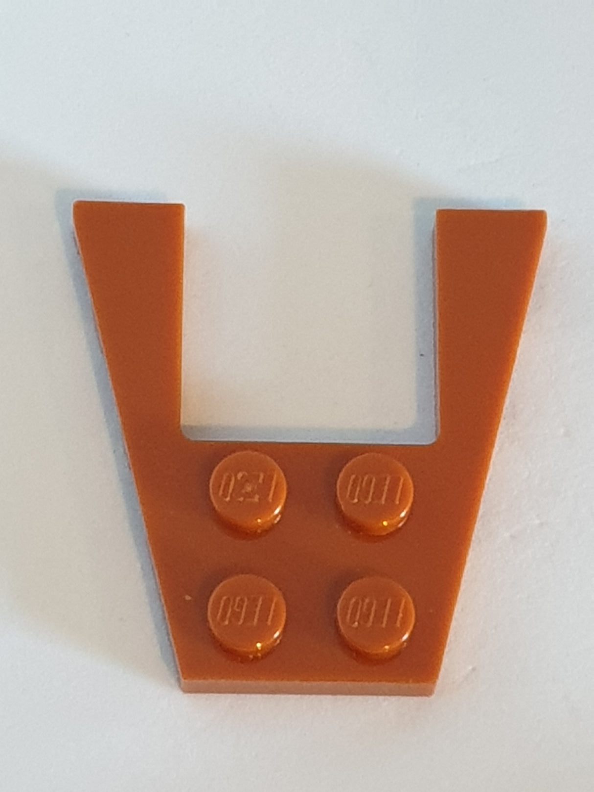 4x4 Keilplatte dunkelorange