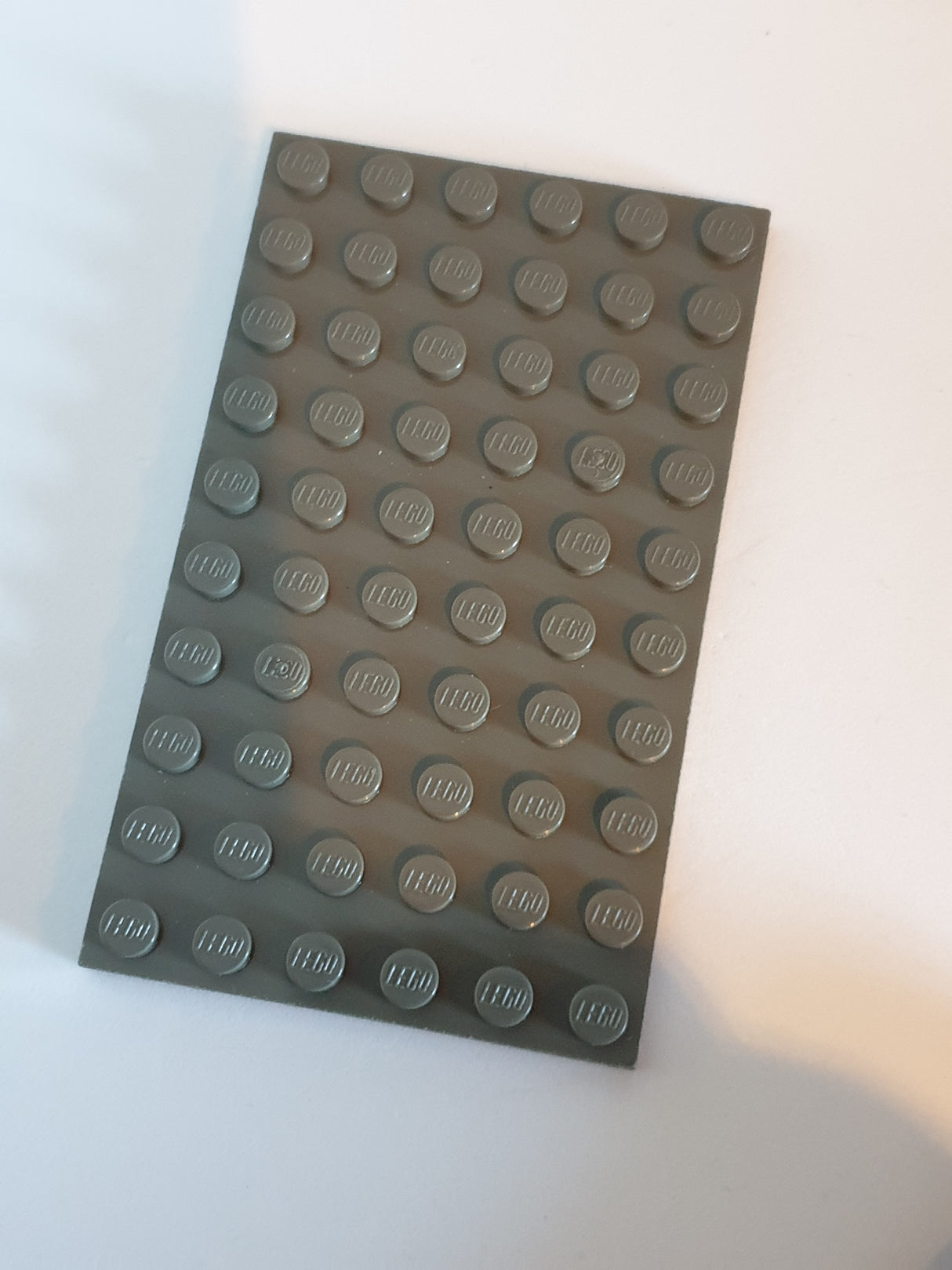 6x10 Platte altdunkelgrau dark gray