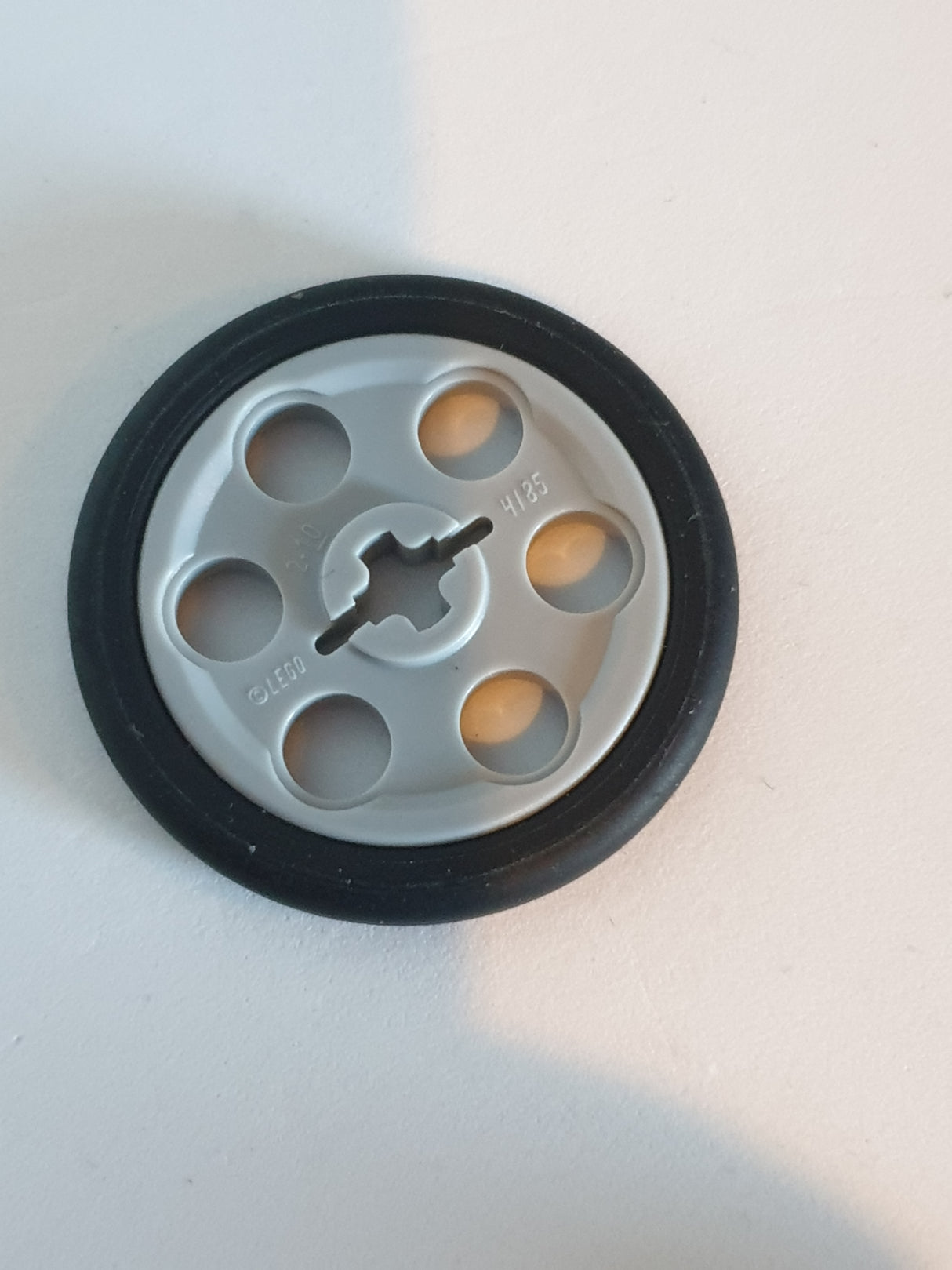 Technik Riemenscheibe (Pulley) mit Reifen neuhellgrau