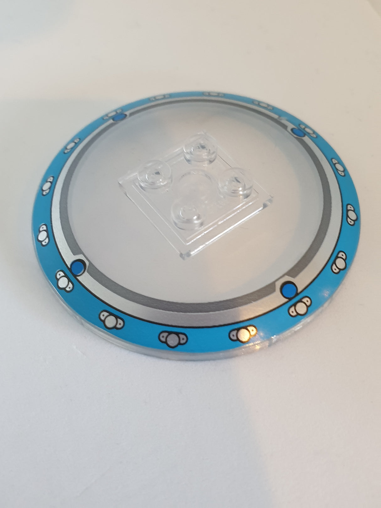 6x6 Parabol-Antenne Ø48 bedruckt transparent weiß trans clear