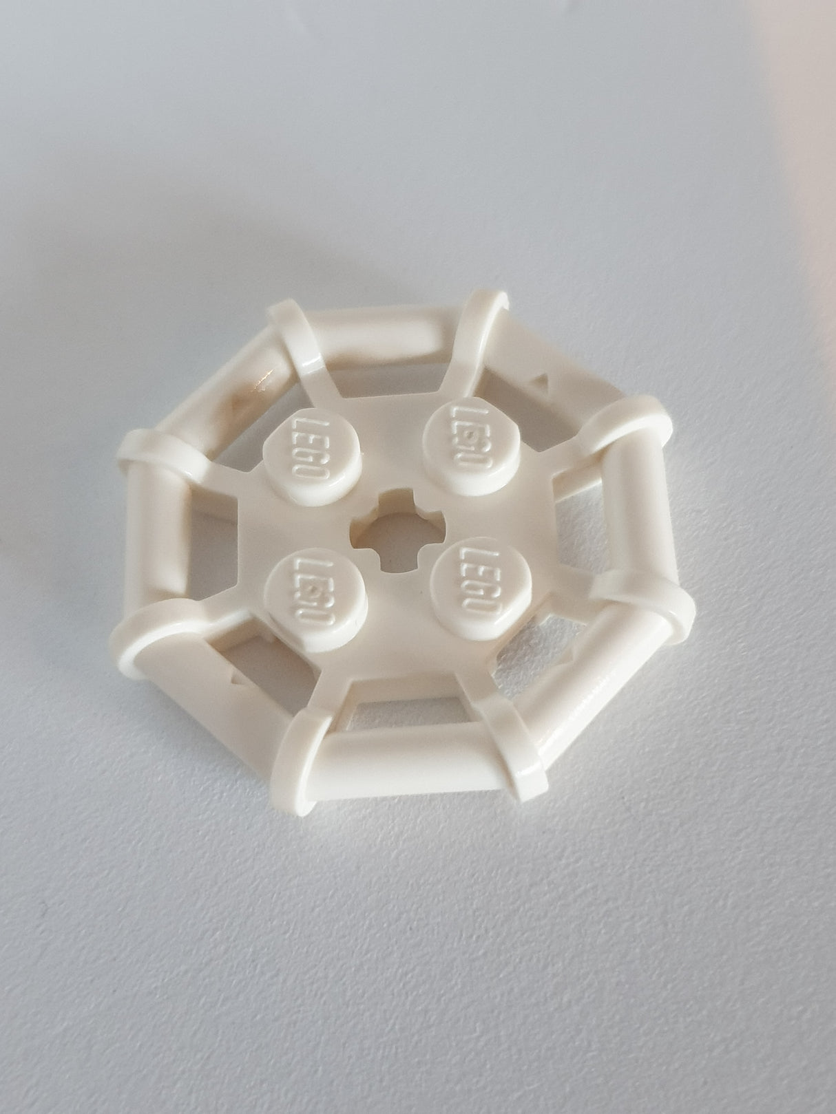 2x2 Platte modifiziert Stabrahmen achteckig nicht verstärkt weiß white