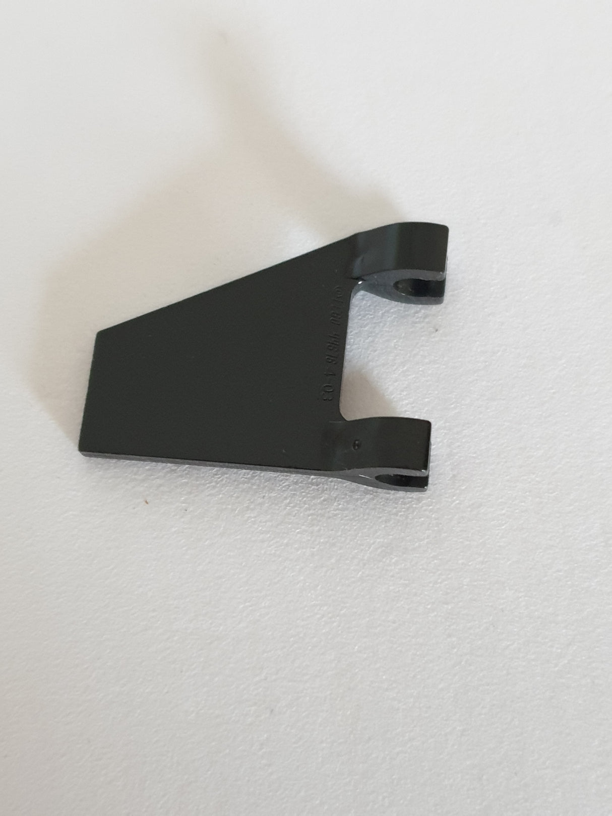 2x2 Fahne Flagge Banner Trapez mit 2 Clips schwarz black