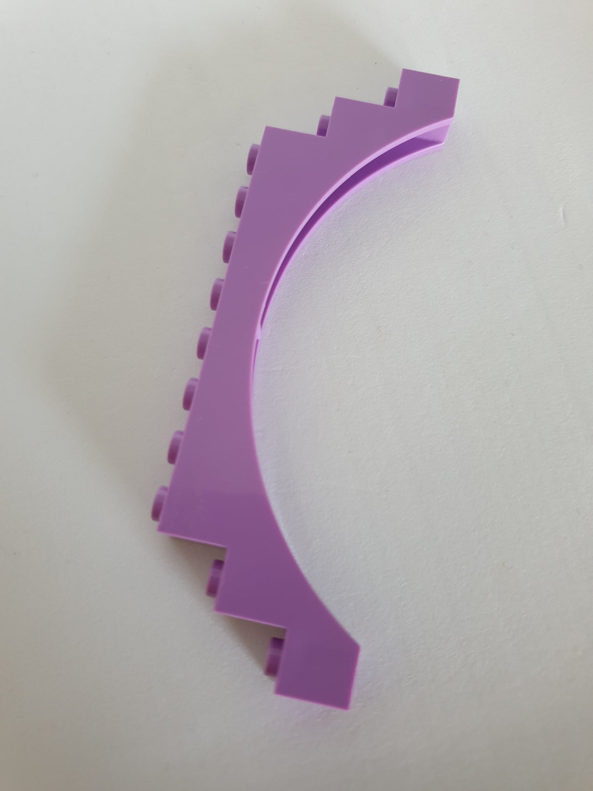 1x12x3 Bogenstein mit Stufen, ohne Absatz, ein Support medium lavender lavendel