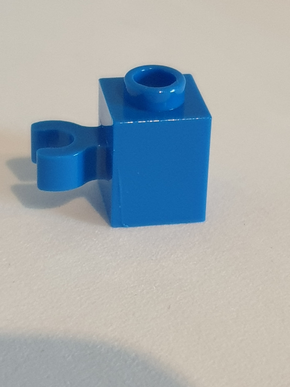1x1 Stein mit Clip vertikal offene Noppe blau blue