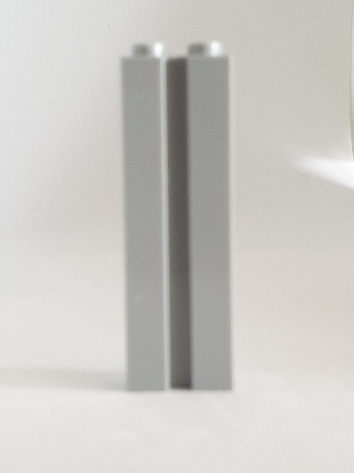1x2x5 Stein/Wand mit Rille neuhellgrau