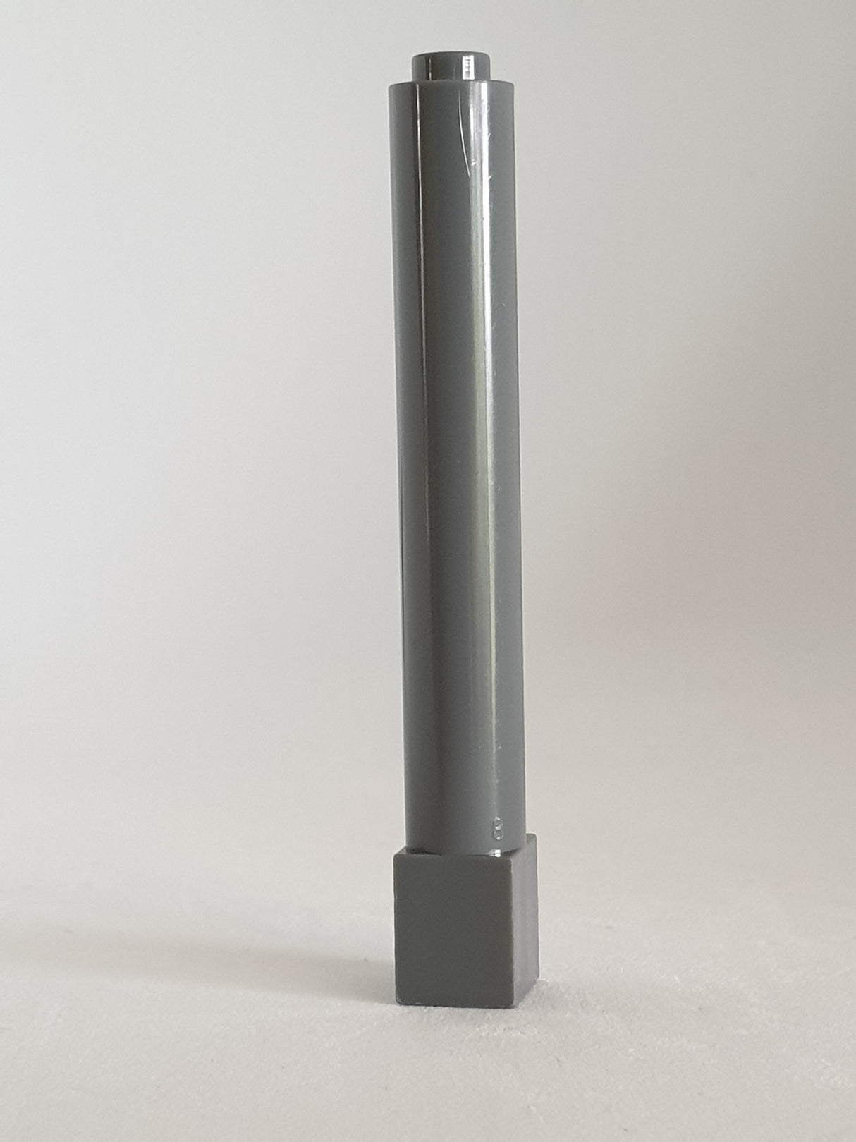 1x1x6 Säule / Pfahl fest neudunkelgrau
