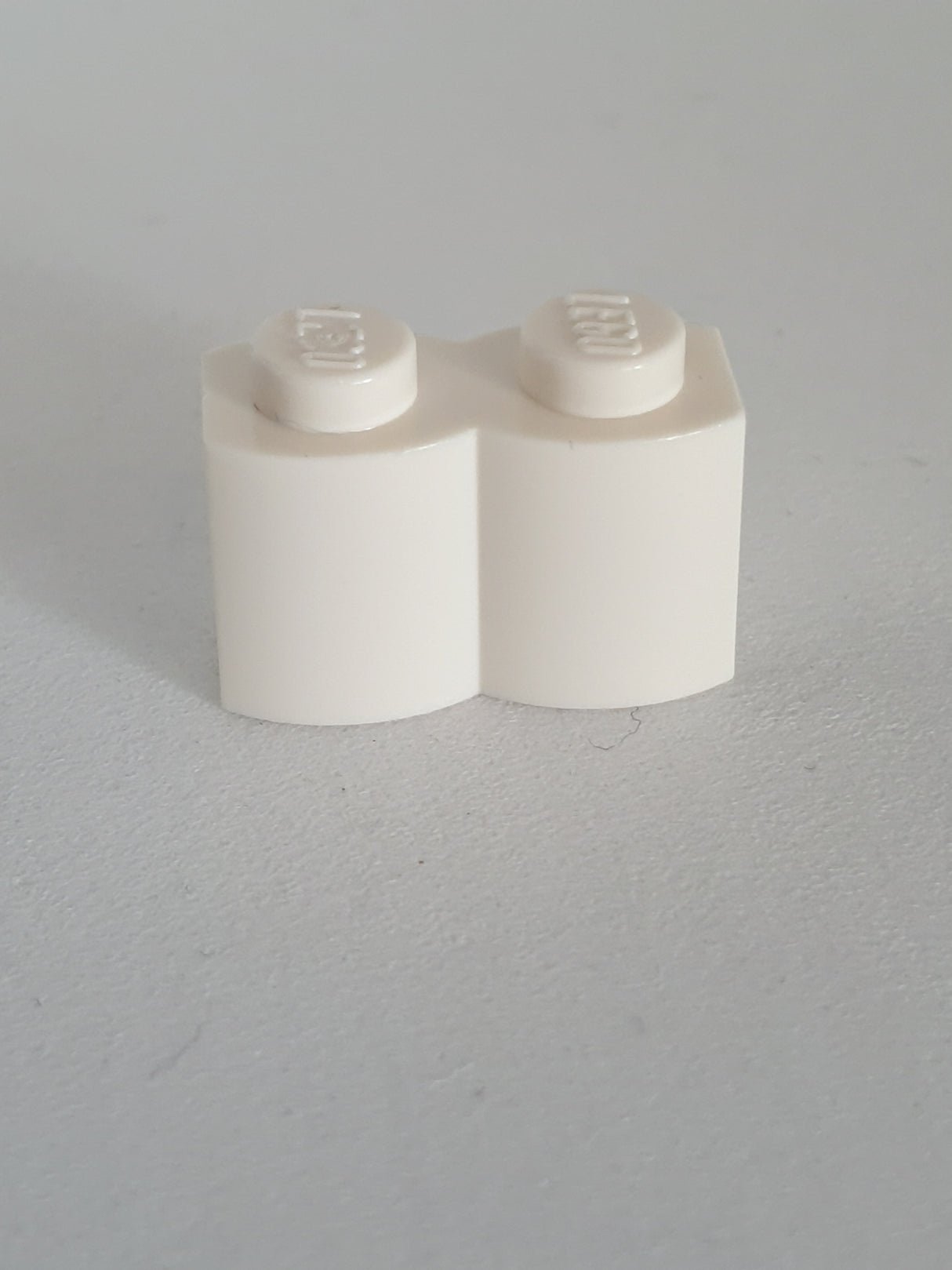 1x2 modifizierter Palisade Stein weiß