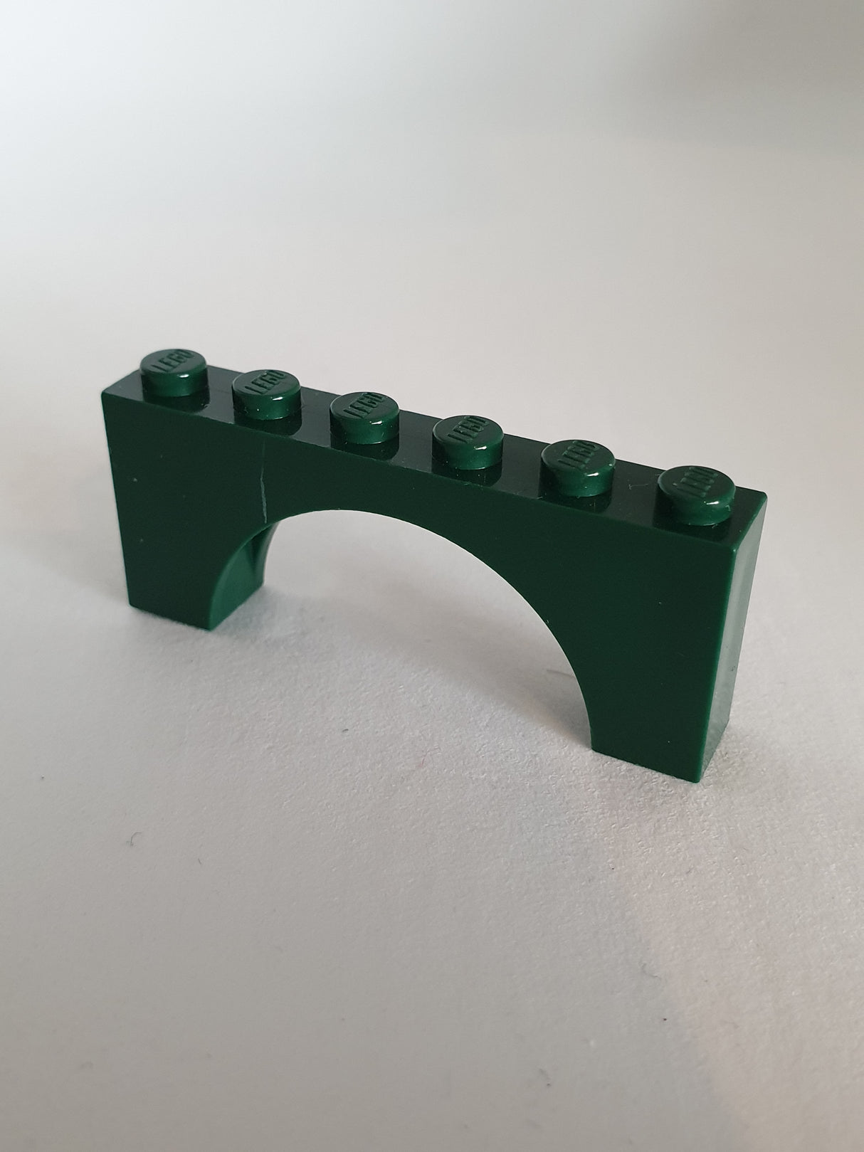 1x6x2 Bogenstein, mit Querstrebe/ Support dunkelgrün