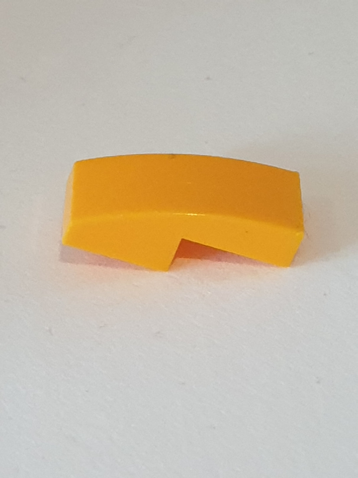 1x2 Halbbogenstein keine Noppen hellorange bright light orange