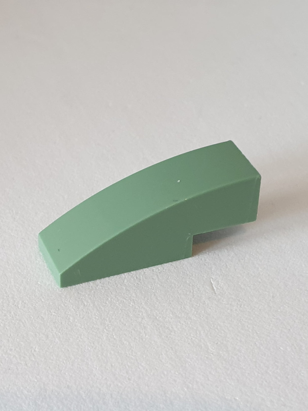 1x3 Halbbogenstein keine Noppen sandgrün