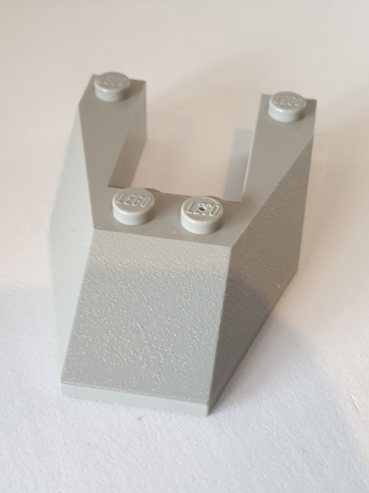 4x6 Front Keil Fahrzeug ohne Noppenkerben, althellgrau light gray