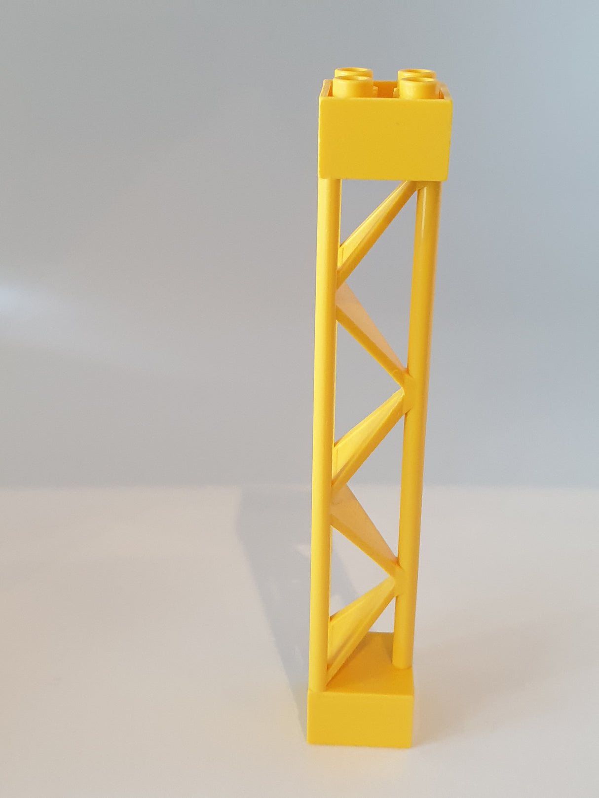 2x2x10 Stütze ohne Achsloch, Träger, Pfosten gelb