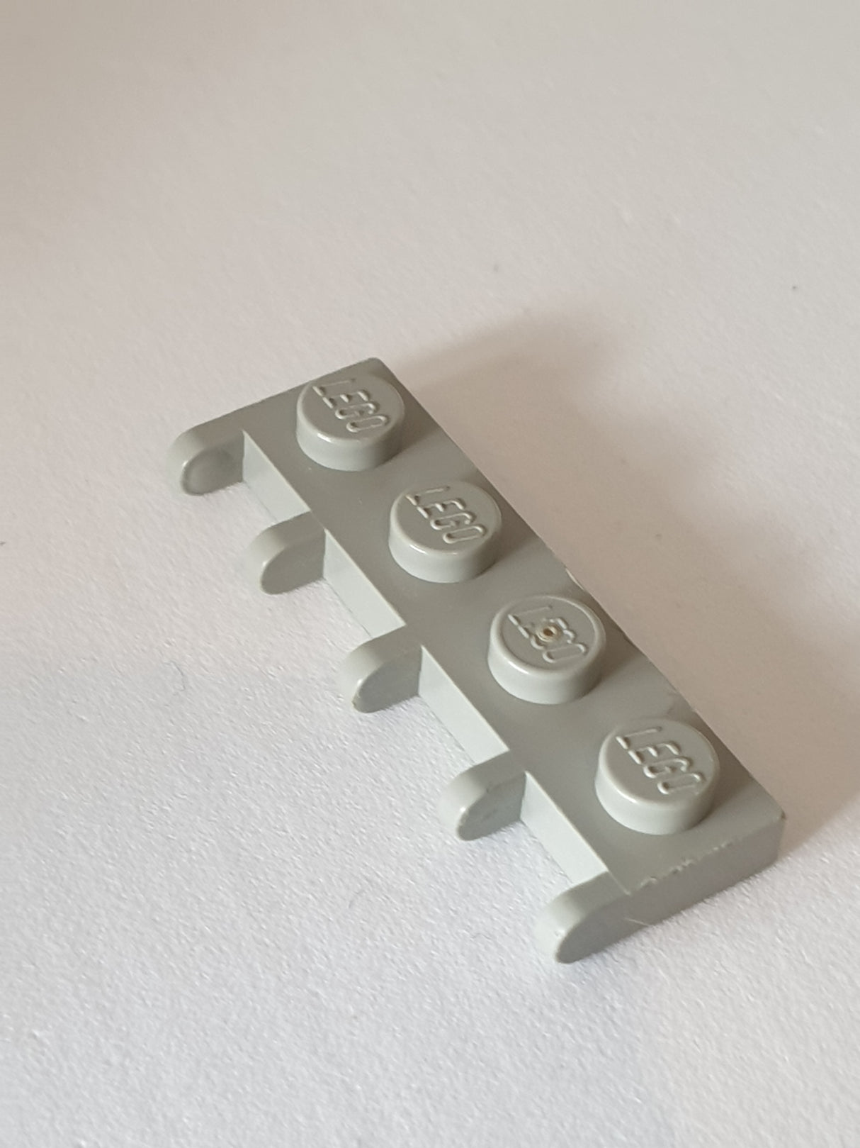 1x4 Scharnierplatte 5 Finger althellgrau light gray