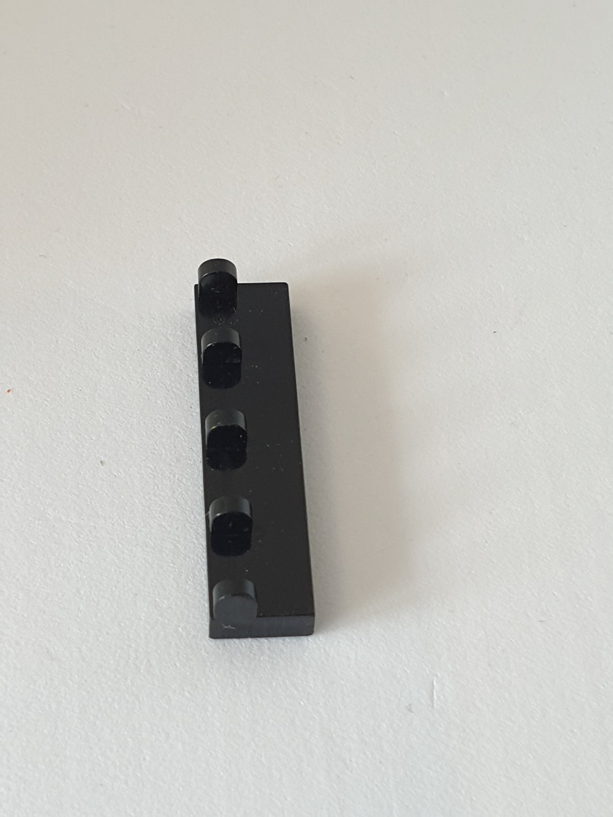 1x4 Scharnierplatte mit 5 Fingern oben schwarz black