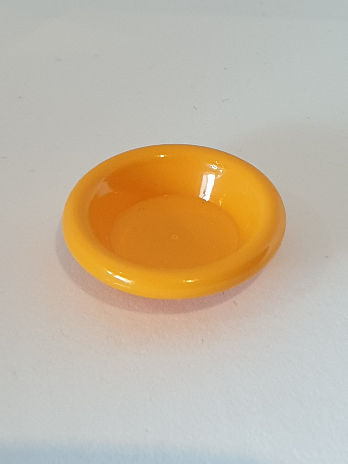 3x3 Teller / Schale mit Noppe hellorange bright light orange