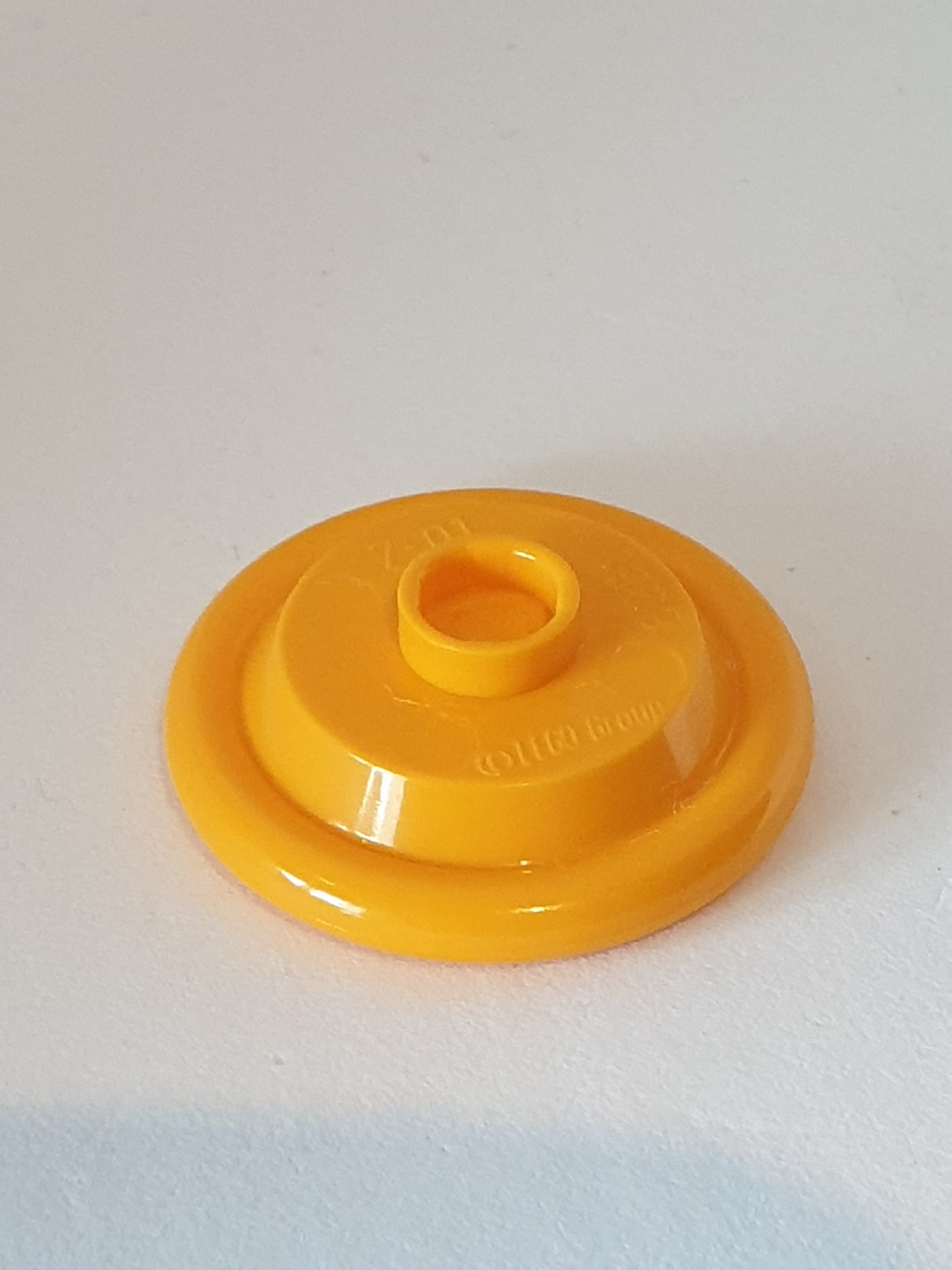 3x3 Teller / Schale mit Noppe hellorange bright light orange