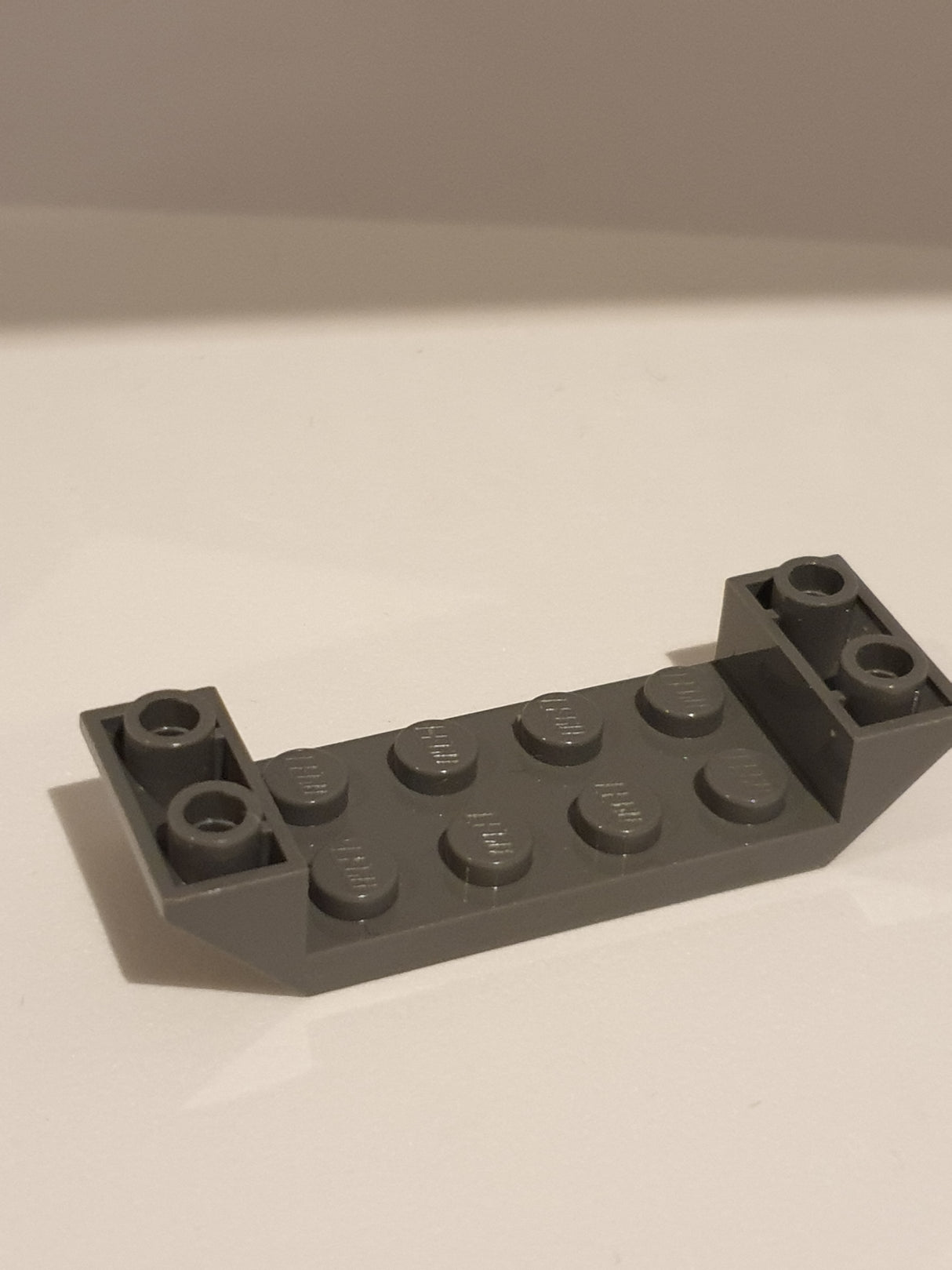 2x6 Schrägstein doppelt invers 45° neudunkelgrau