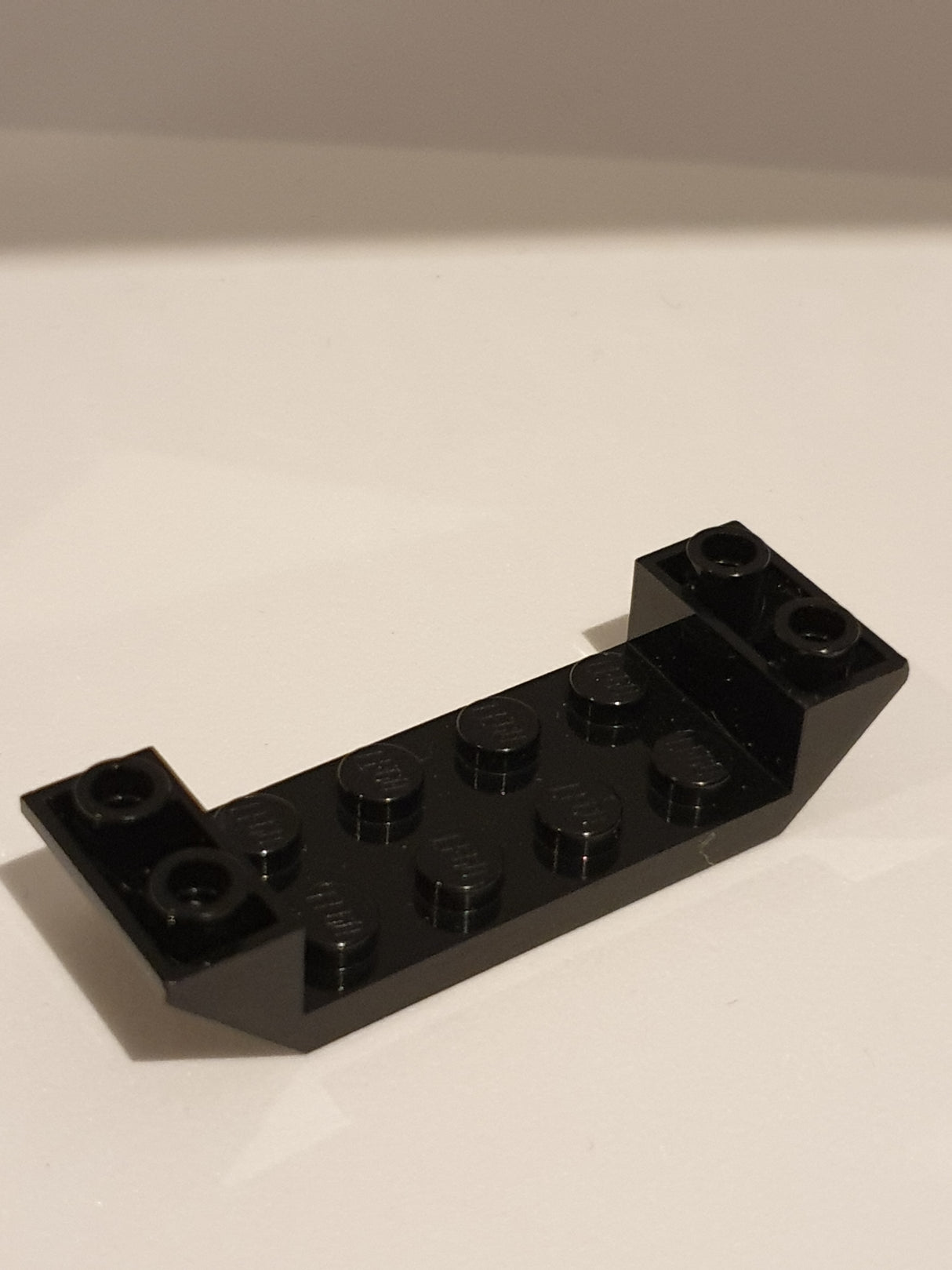 2x6 Schrägstein doppelt invers 45° schwarz black