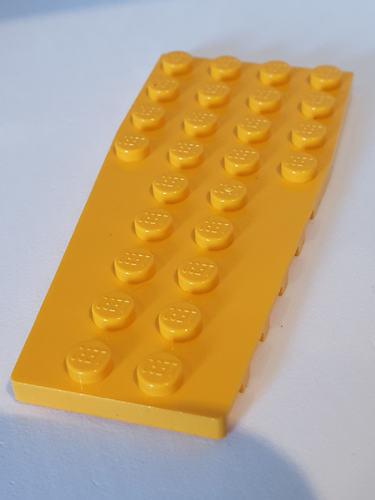 4x9 Flügelplatte Flugzeugflügel mit Noppenkerben hellorange bright light orange