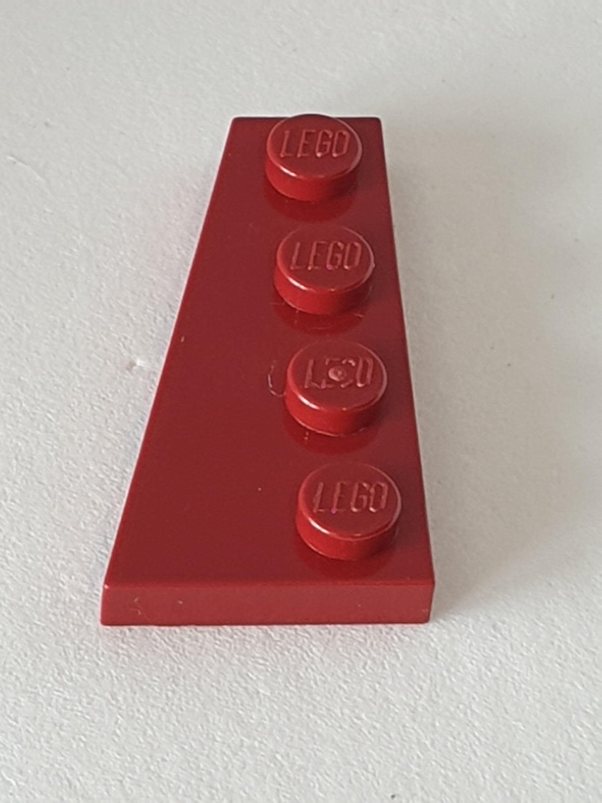 2x4 Flügelplatte links dunkelrot