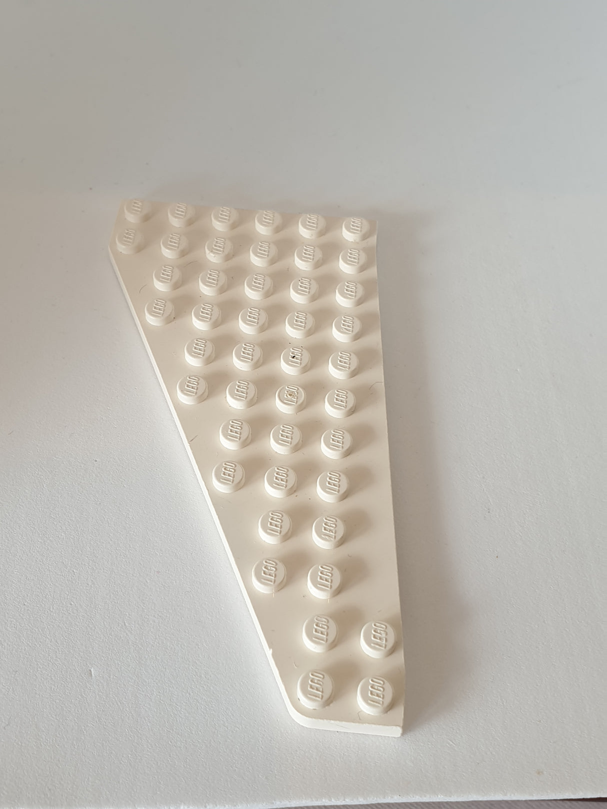 7x12 Flügelplatte Tragfläche links weiß white