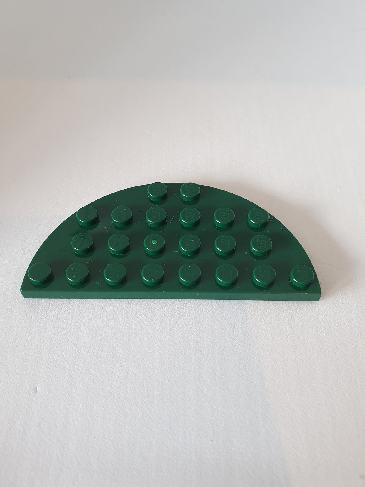 4x8 Platte doppelt abgerundet dunkelgrün