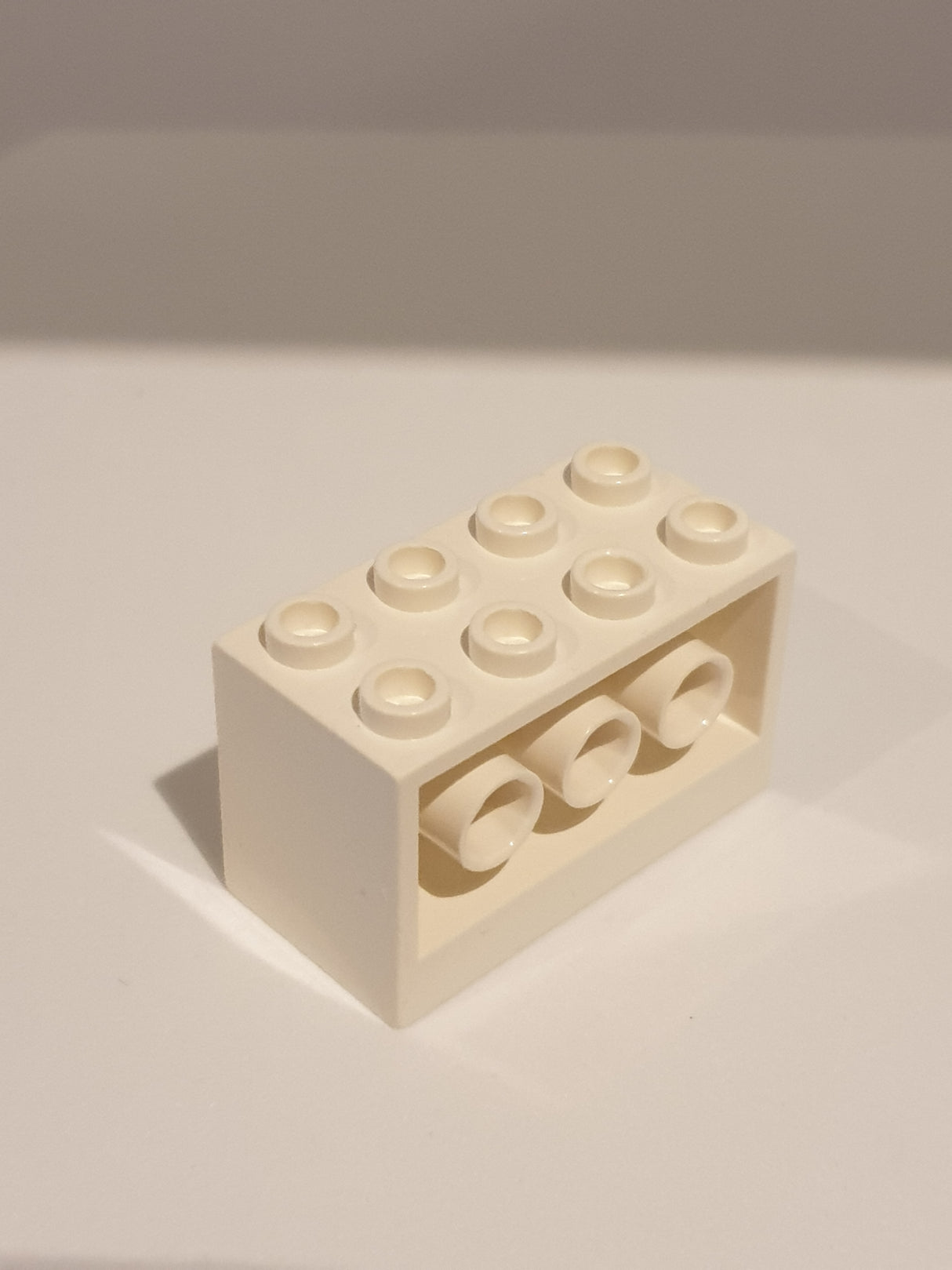 2x4x2 Stein modifiziert Snot Konverter weiß white